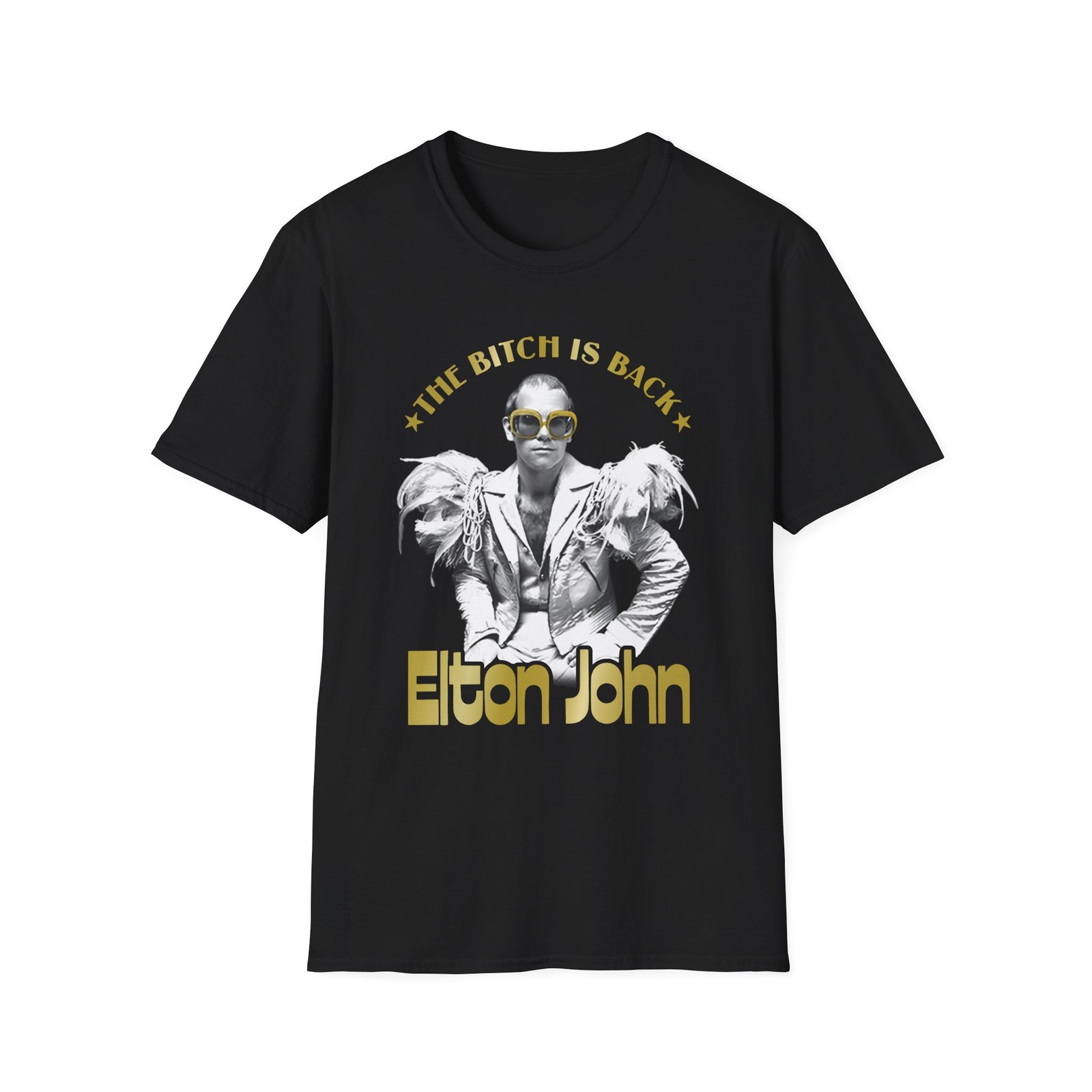 EJF Bitch is Back Foil Unisex Softstyle T-Shirt