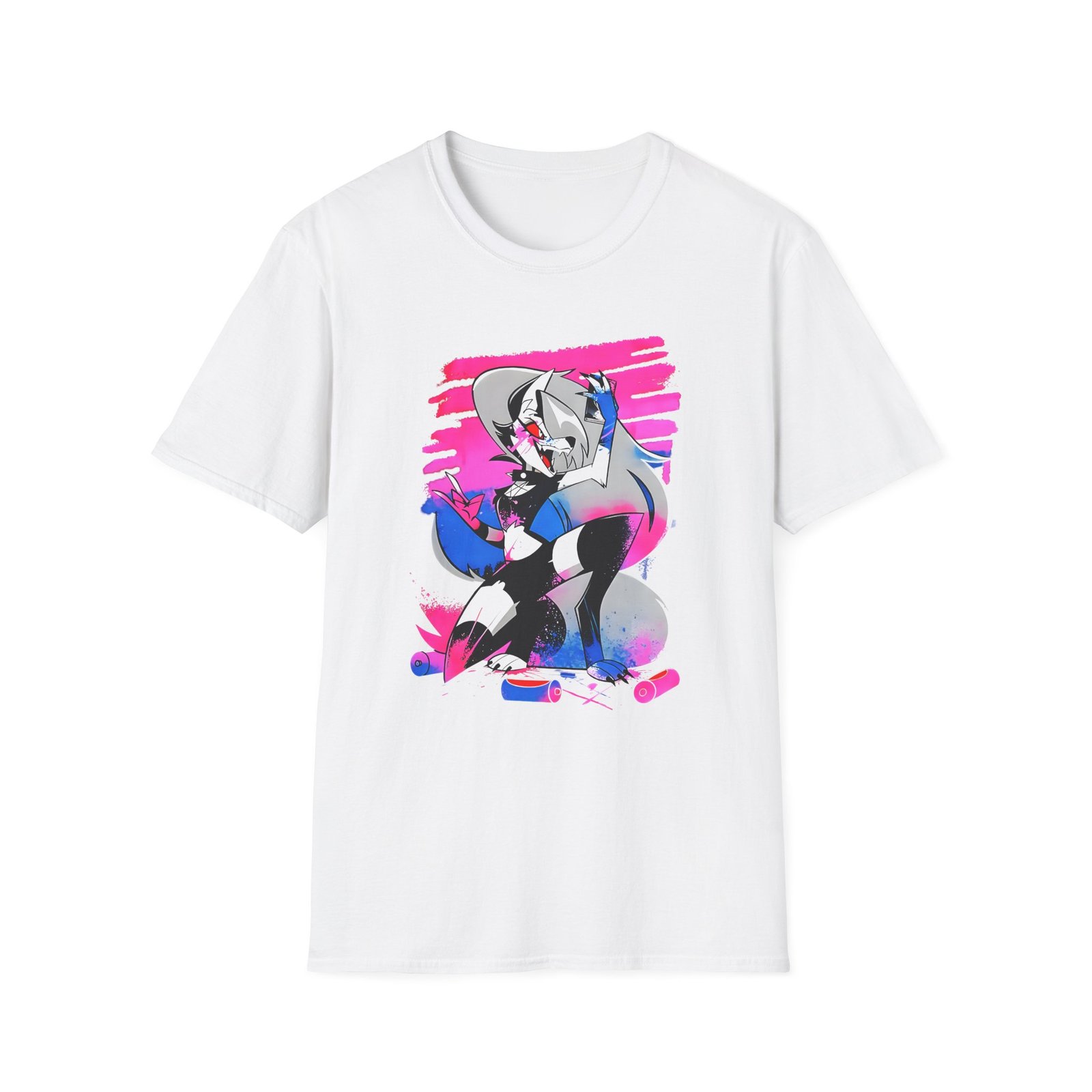 Helluva Boss Loona Micro Ribbed Unisex Softstyle T-Shirt