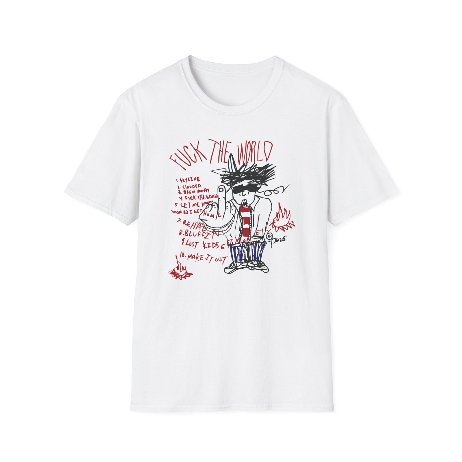 Brent Faiyaz Fuck the World Unisex Softstyle T-Shirt