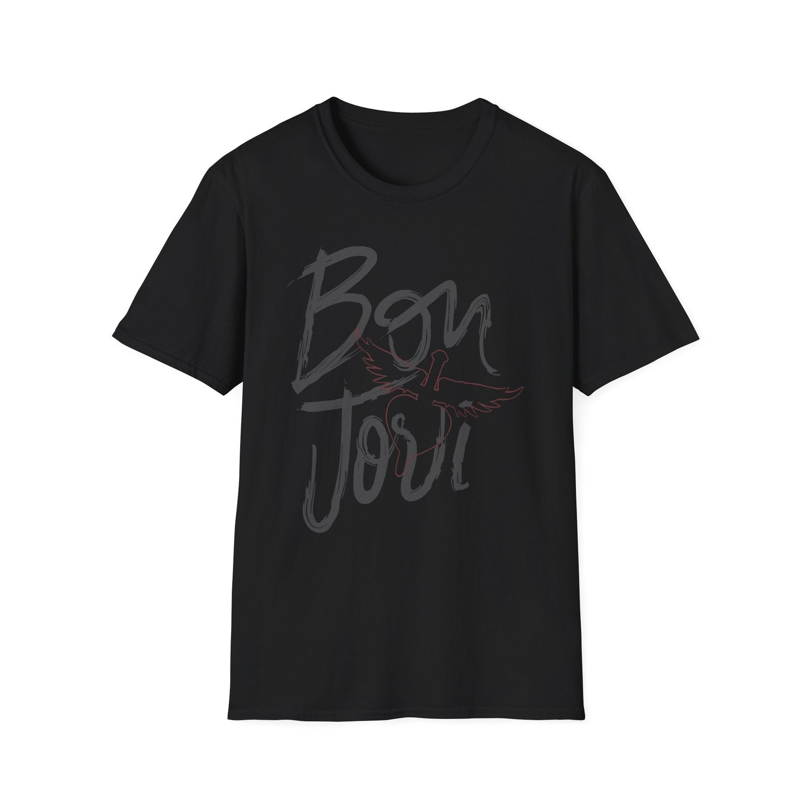 Bon Jovi Brush Strokes Unisex Softstyle T-Shirt