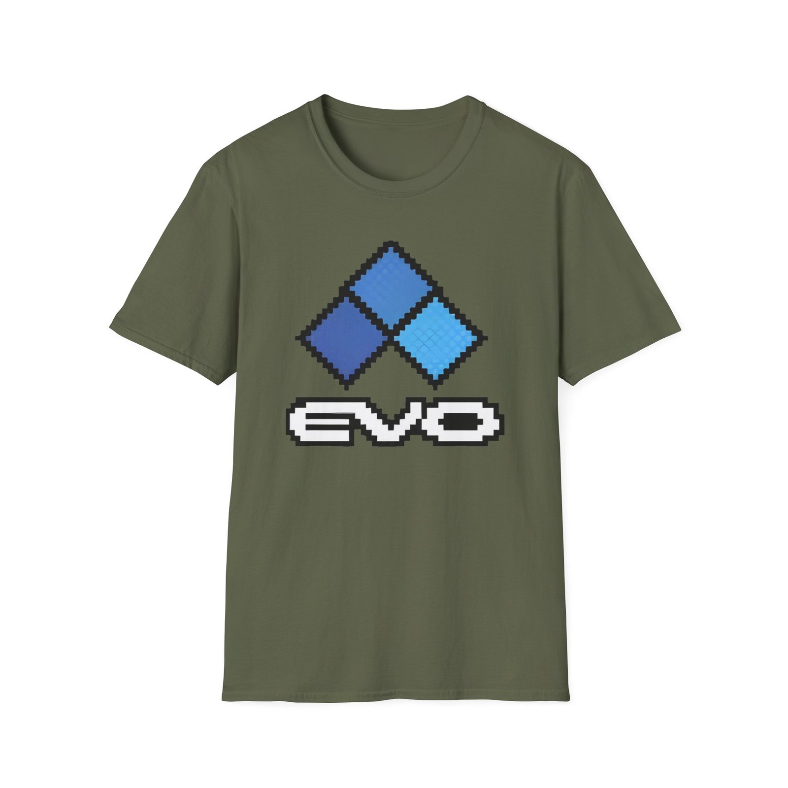 Evo 8 Bit Logo Returns Unisex Softstyle T-Shirt