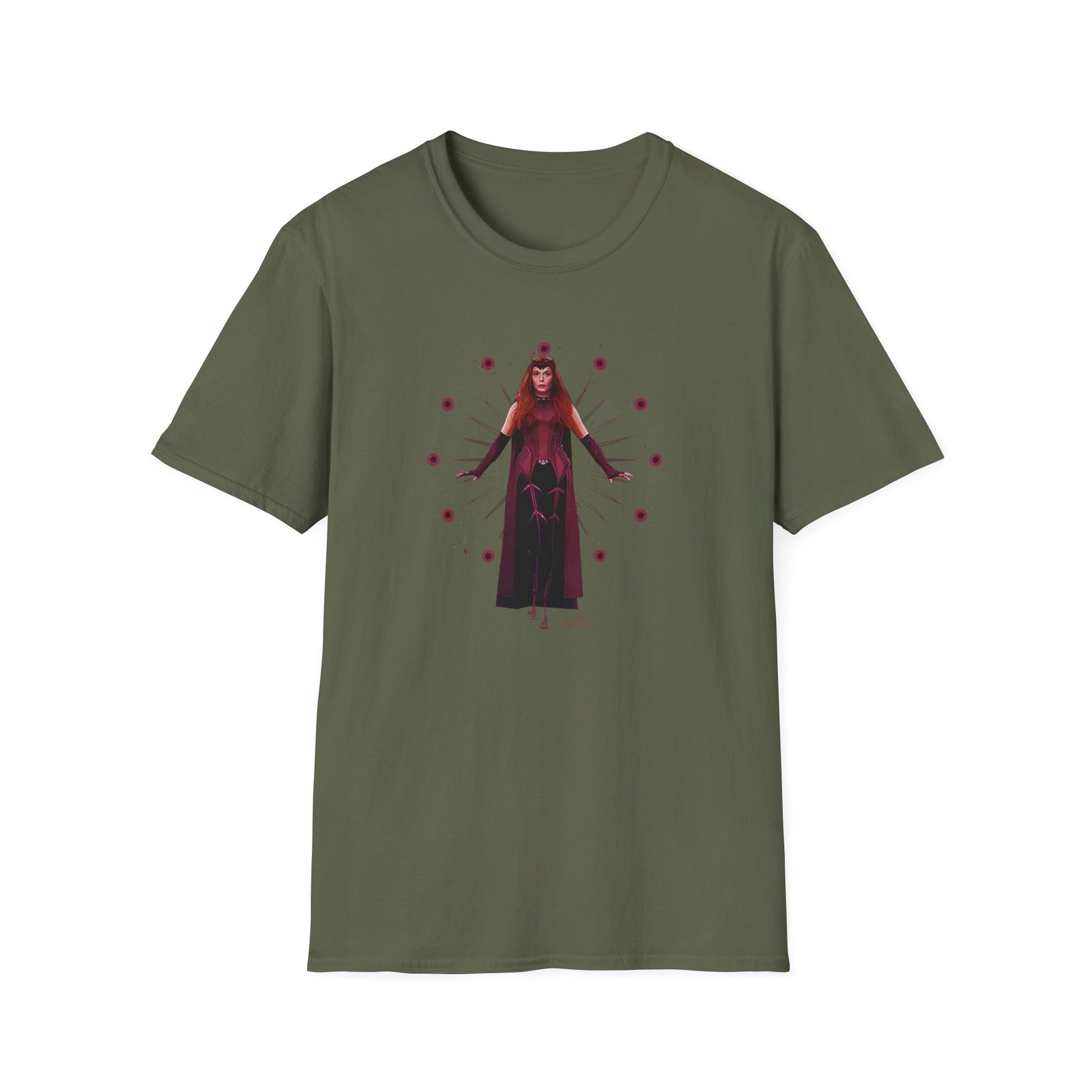 Marvel Wandavision Scarlet Witch Big & Tall Unisex Softstyle T-Shirt