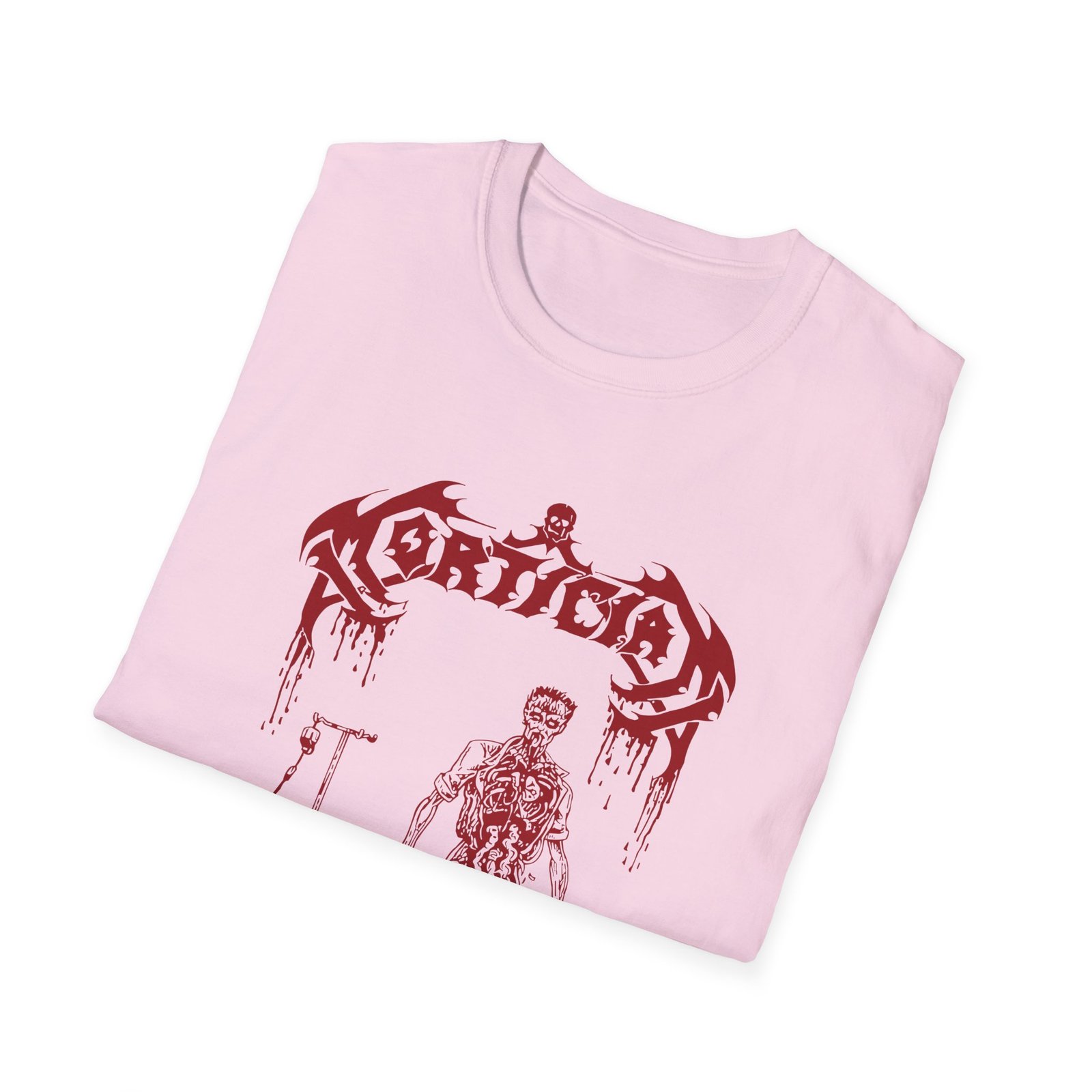 Mortician Brutally Mutilated Unisex Softstyle T-Shirt