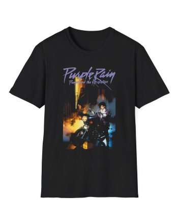 Prince Purple Rain Cover Unisex Softstyle T-Shirt