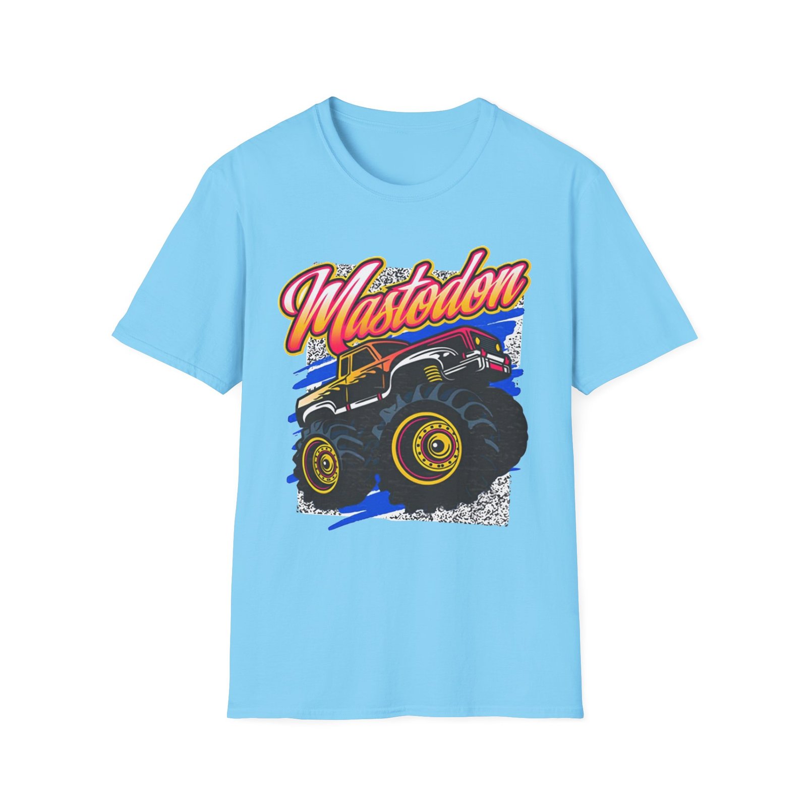 Mastodon Monster Truck Unisex Softstyle T-Shirt
