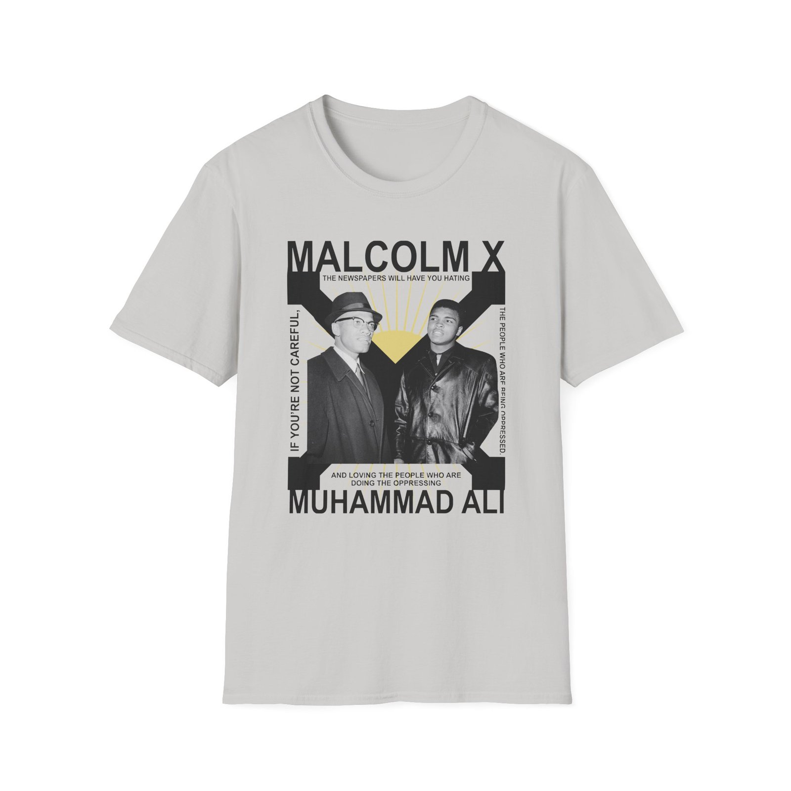 Malcolm X & Ali Unisex Softstyle T-Shirt