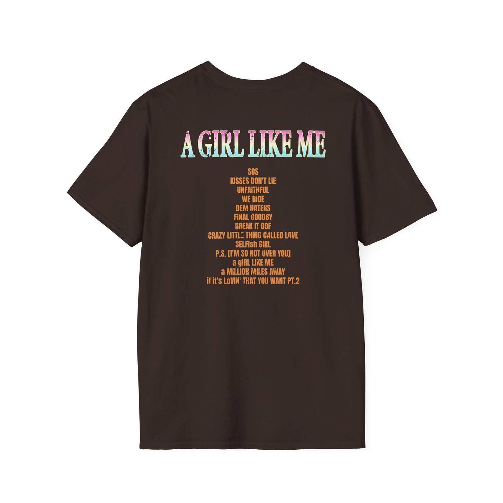 Rihanna A Girl Like Me Unisex Softstyle T-Shirt