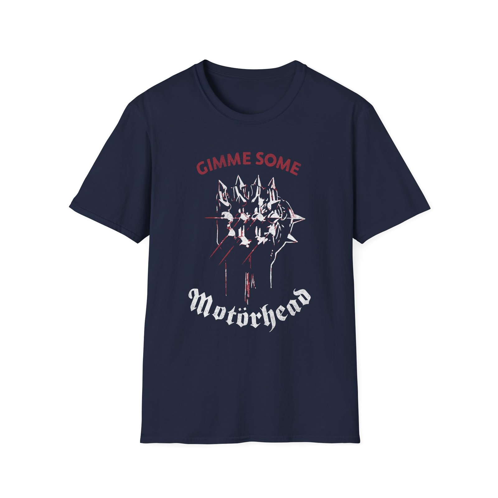 Motorhead Spiked Fist Unisex Softstyle T-Shirt