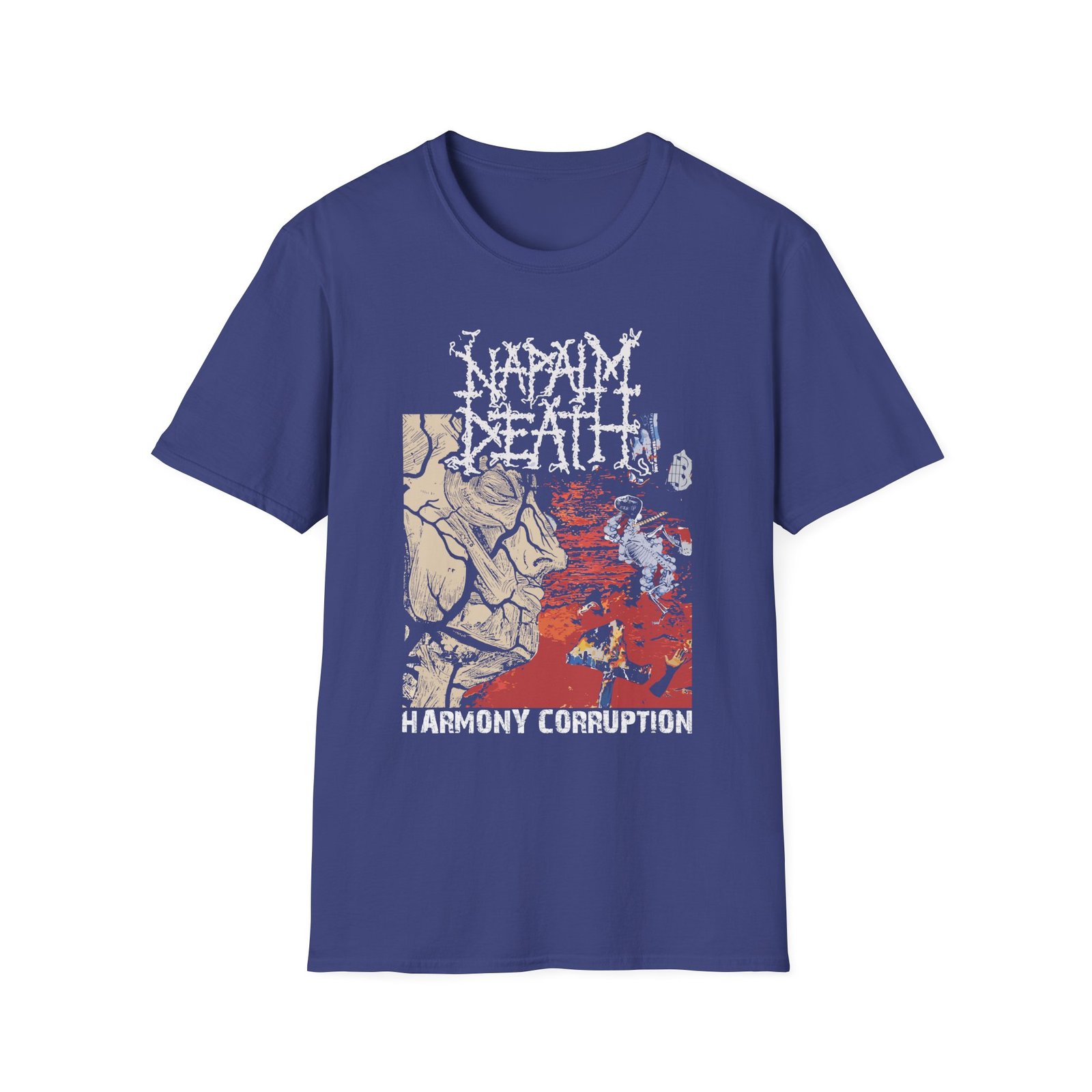 Napalm Death Harmony Corruption Unisex Softstyle T-Shirt