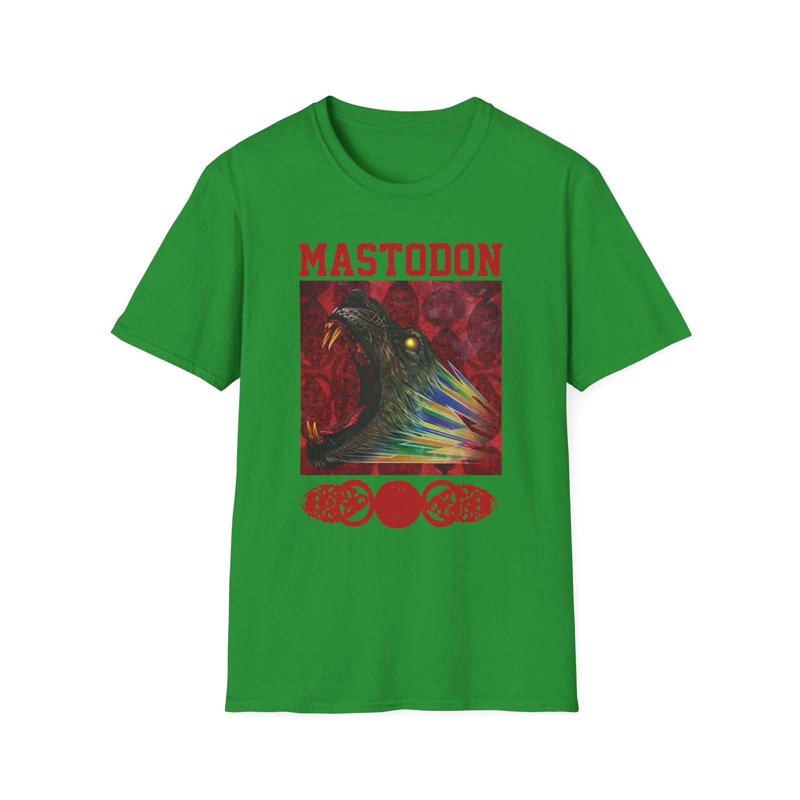 Mastodon Rainbow Lion Unisex Softstyle T-Shirt