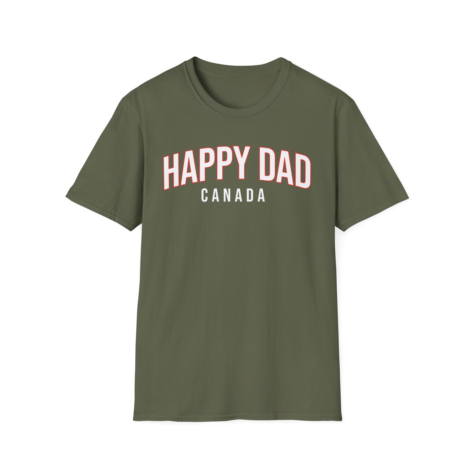 Full Send Happy Dad Arch Unisex Softstyle T-Shirt