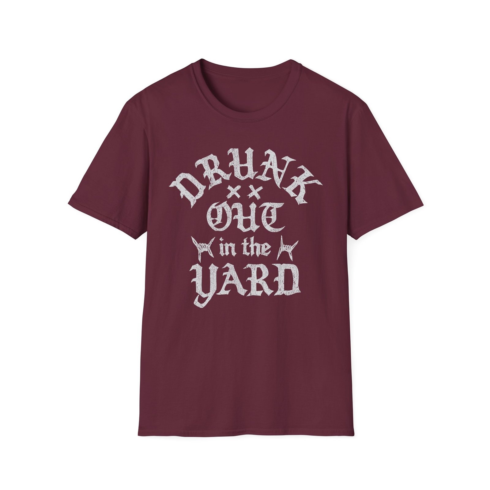 Hardy Drunk Out in the Yard Unisex Softstyle T-Shirt