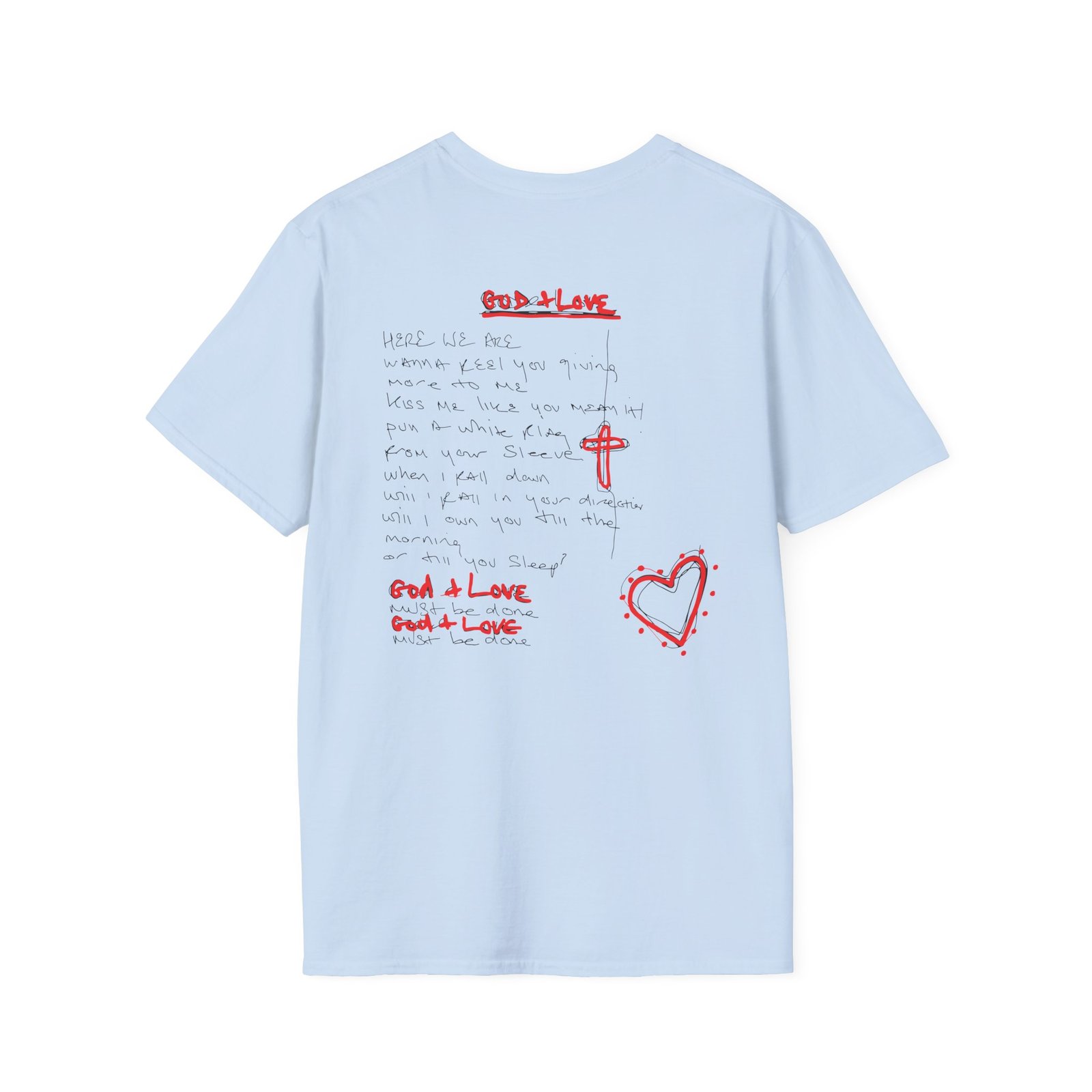 Boy George God & Love Unisex Softstyle T-Shirt