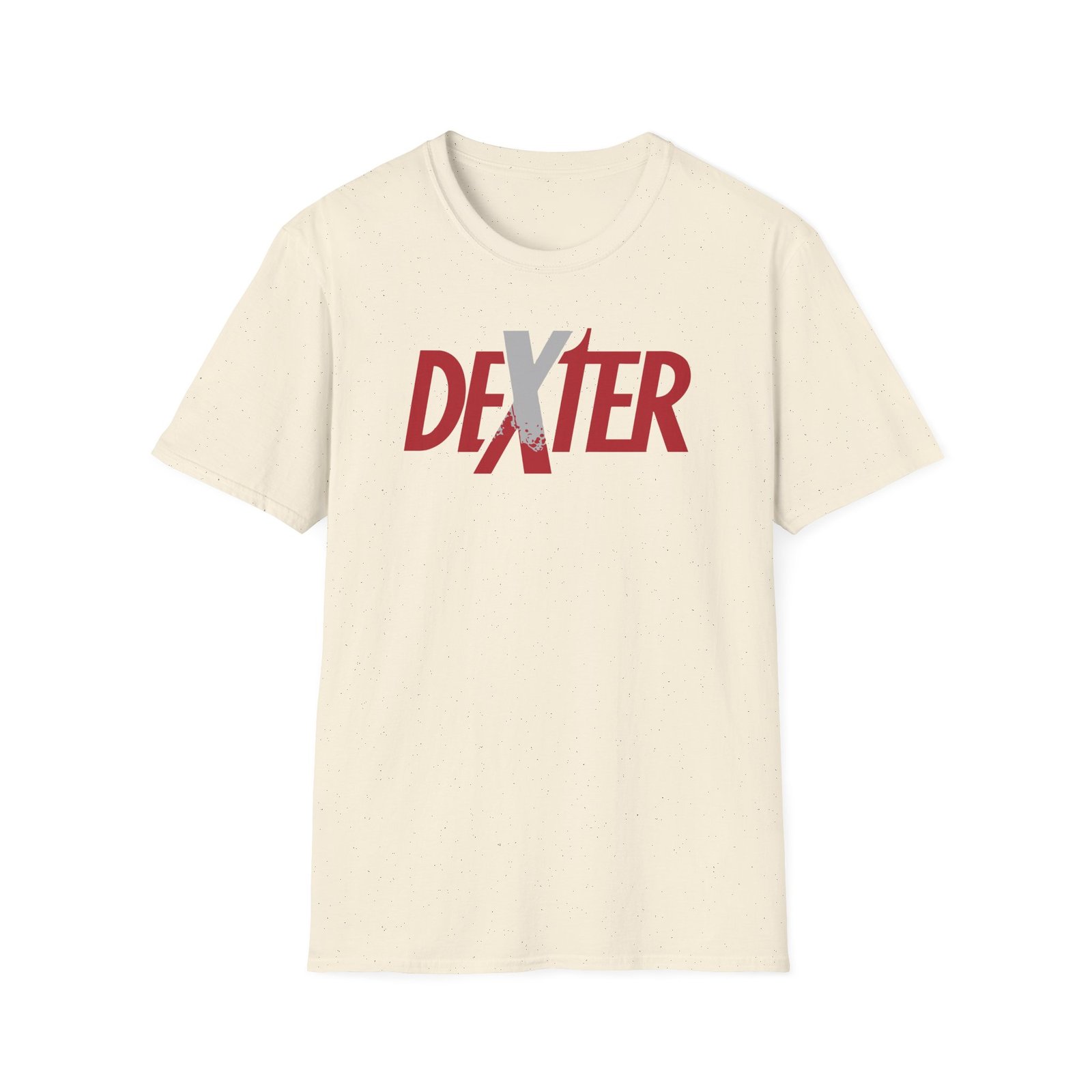 Dexter Spatter Logo Unisex Softstyle T-Shirt