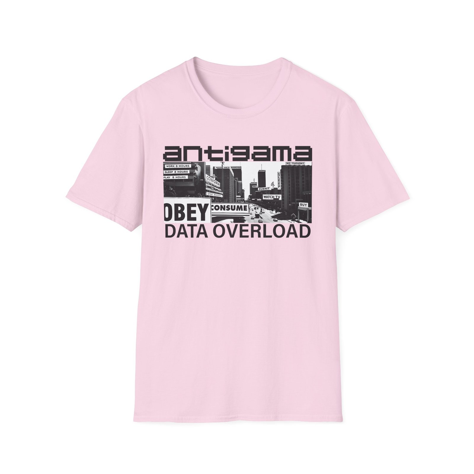 Antigama Data Overload Unisex Softstyle T-Shirt