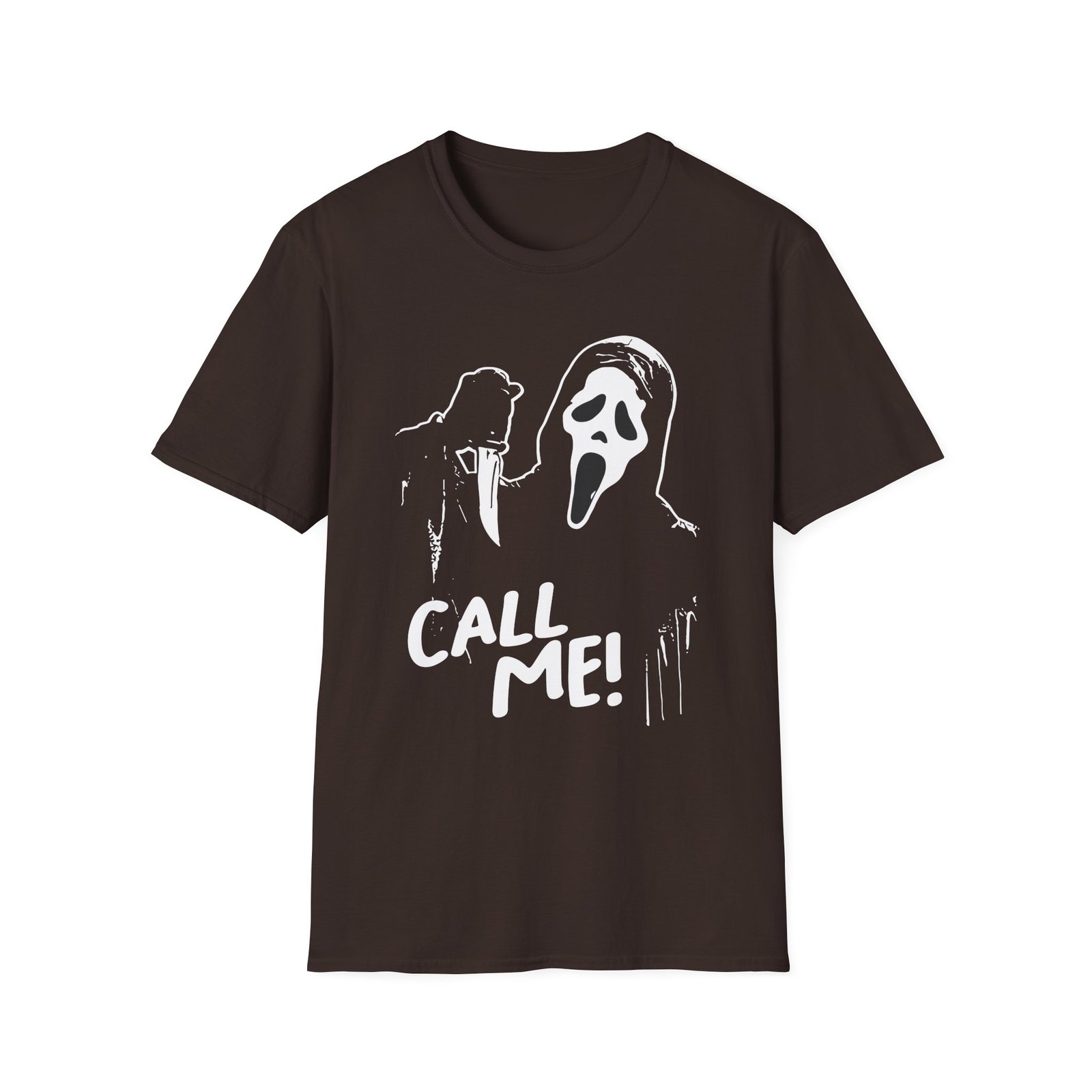 Ghostface CALL ME Unisex Softstyle T-Shirt