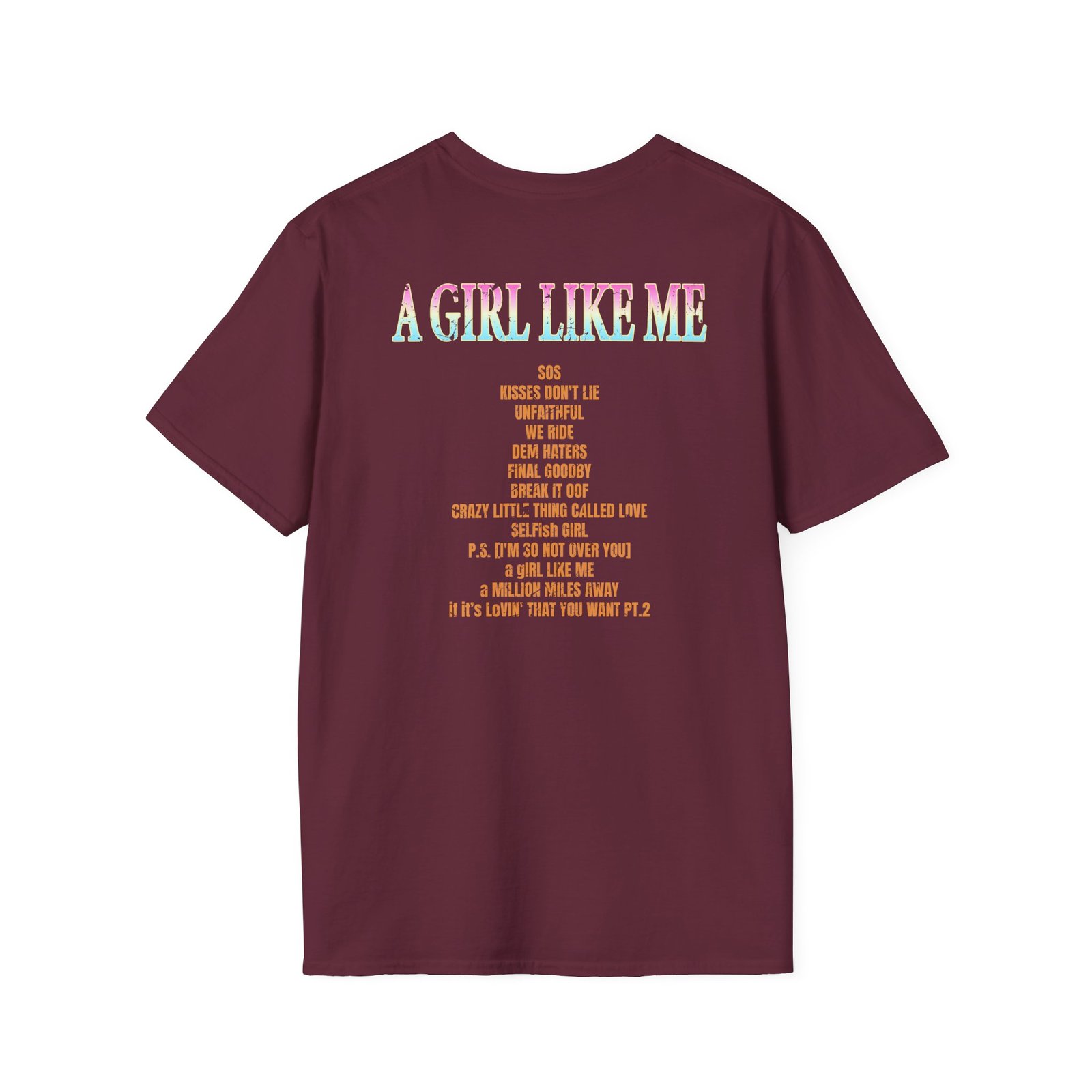 Rihanna A Girl Like Me Unisex Softstyle T-Shirt
