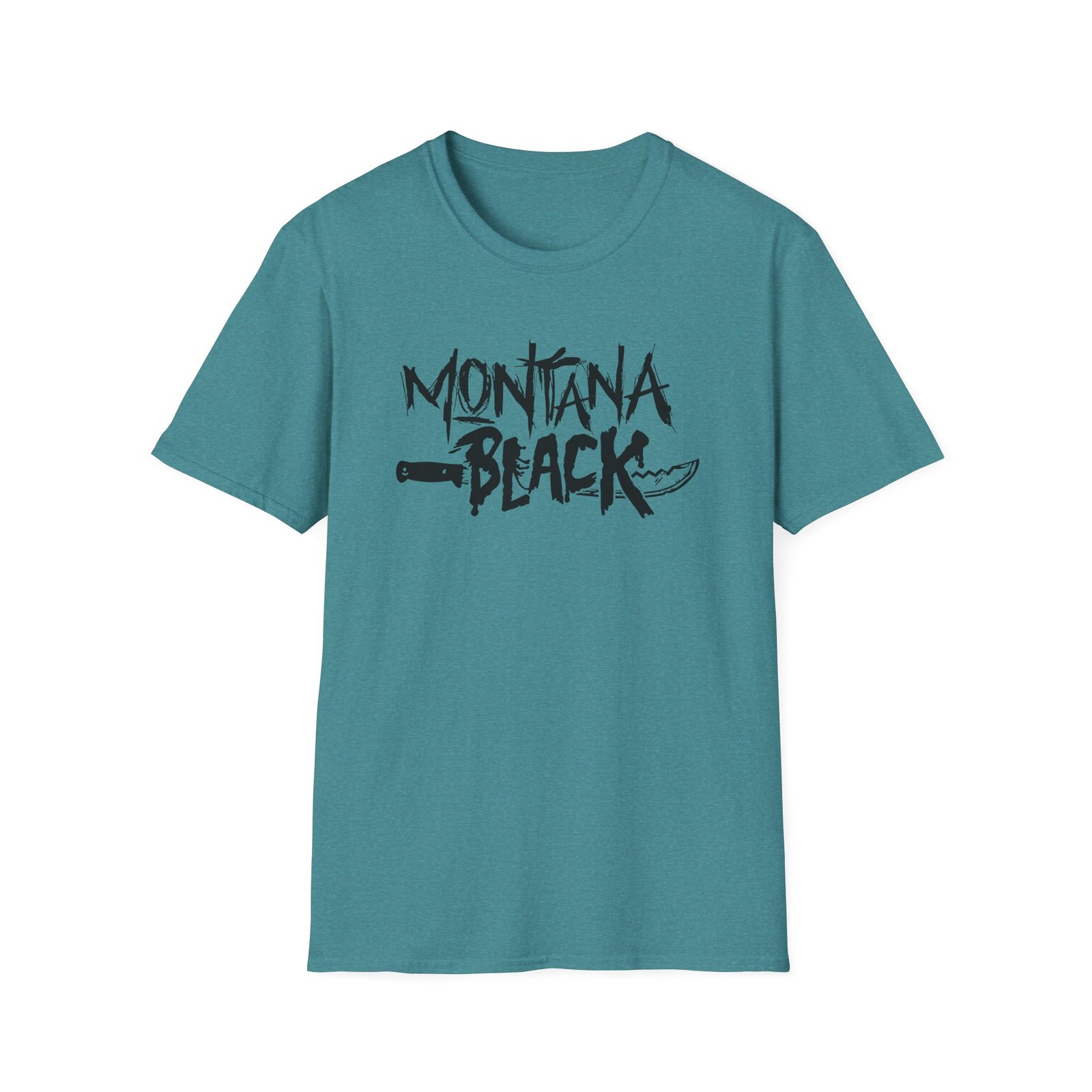 Montana Black Unisex Softstyle T-Shirt