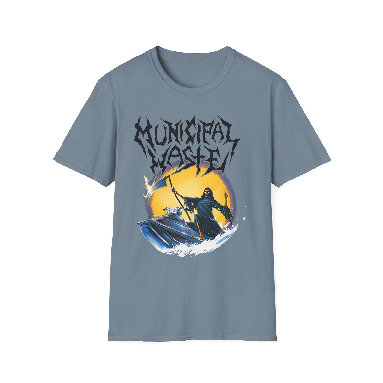 Municipal Waste Jet Ski Death Unisex Softstyle T-Shirt