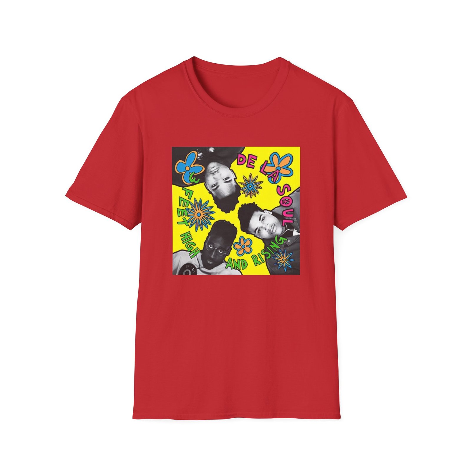 De La Soul 3 Feet High Album Cover Unisex Softstyle T-Shirt