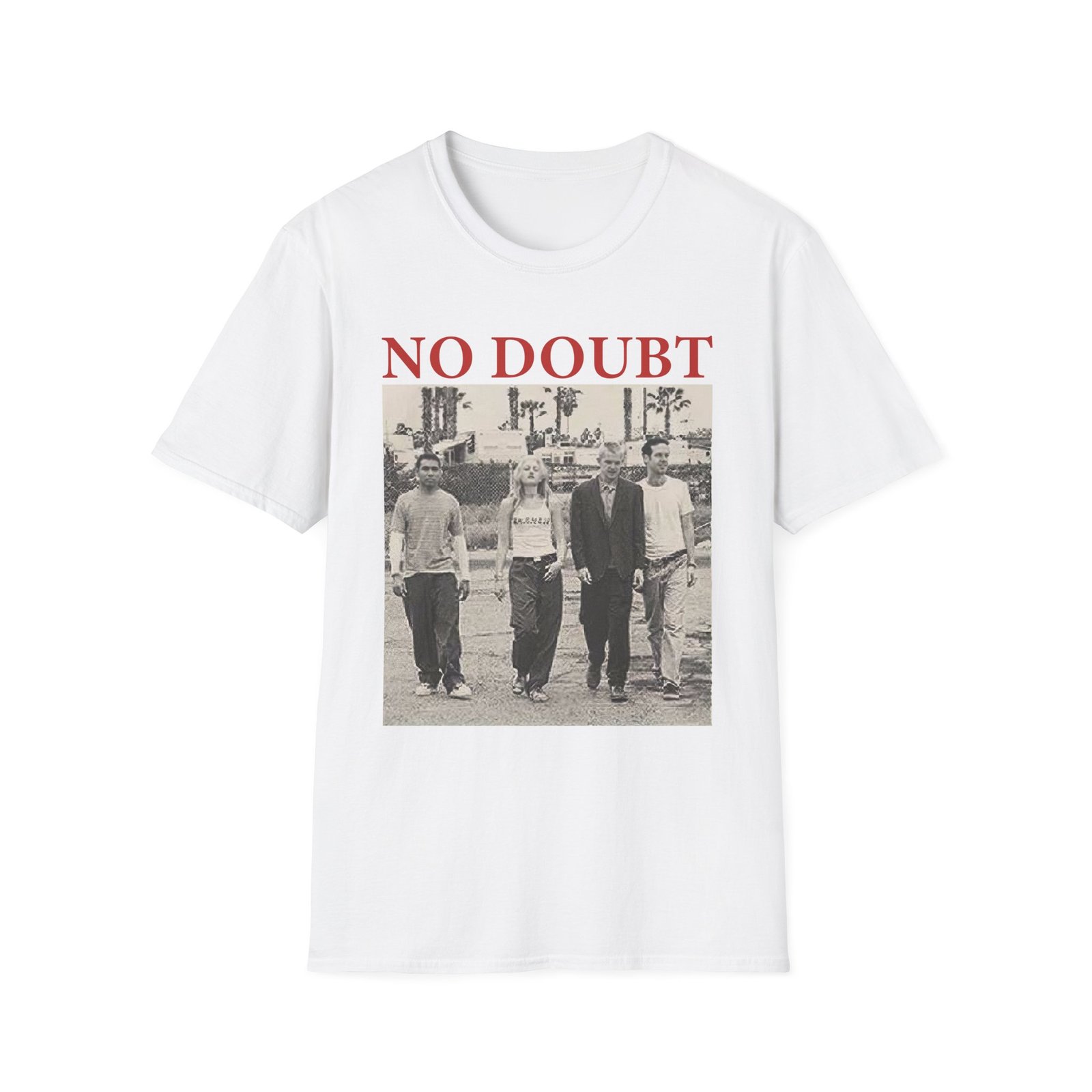 No Doubt Group Photo Unisex Softstyle T-Shirt