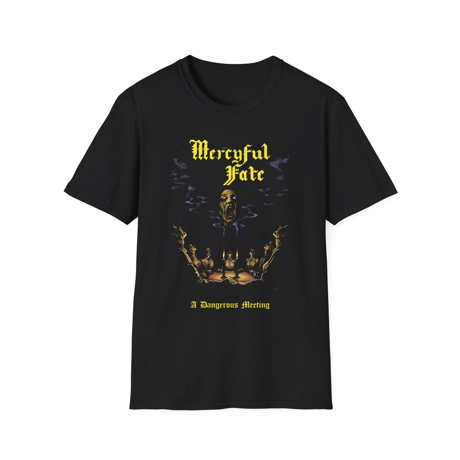 Mercyful Fate A Dangerous Meeting Unisex Softstyle T-Shirt