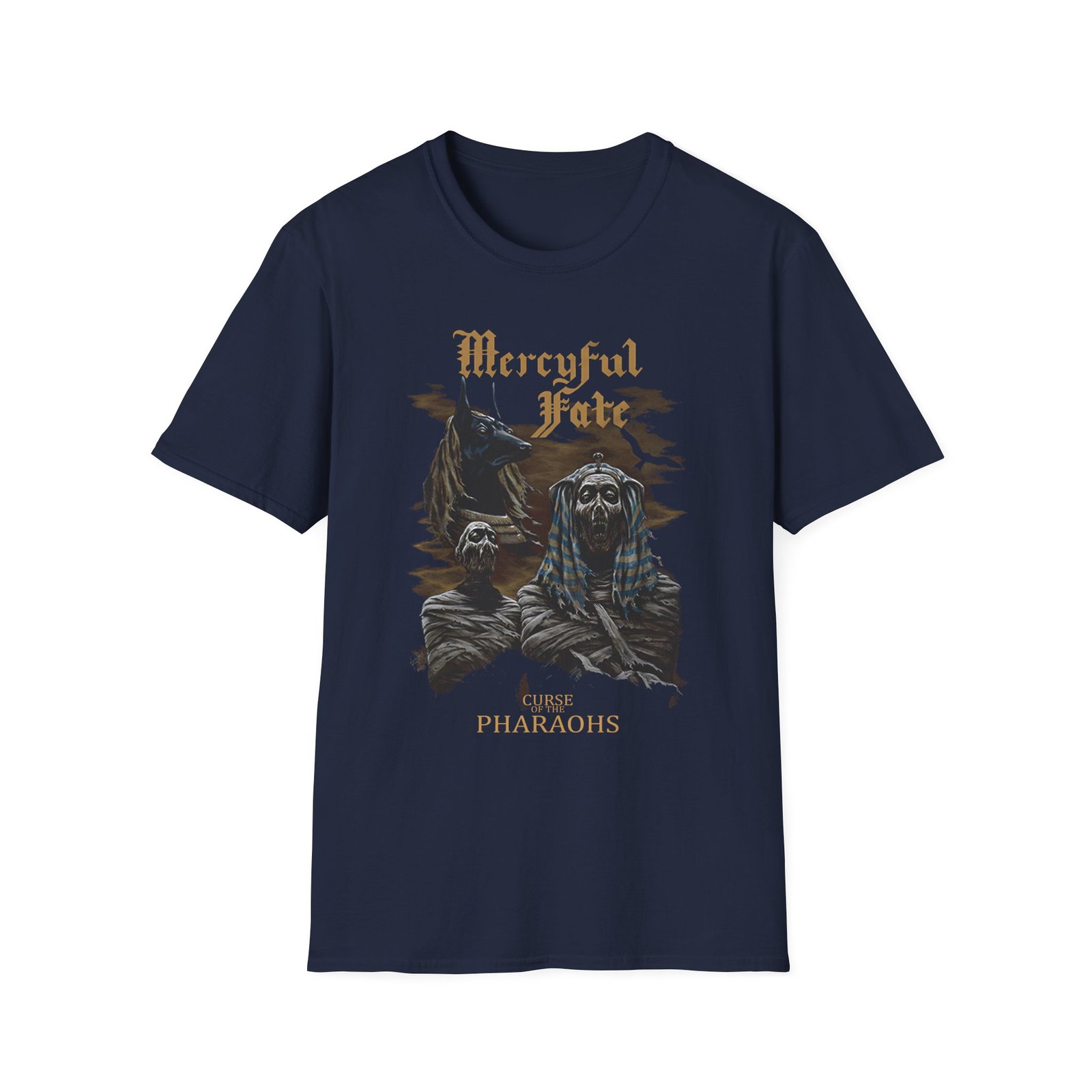 Mercyful Fate Curse Of The Pharaohs Unisex Softstyle T-Shirt