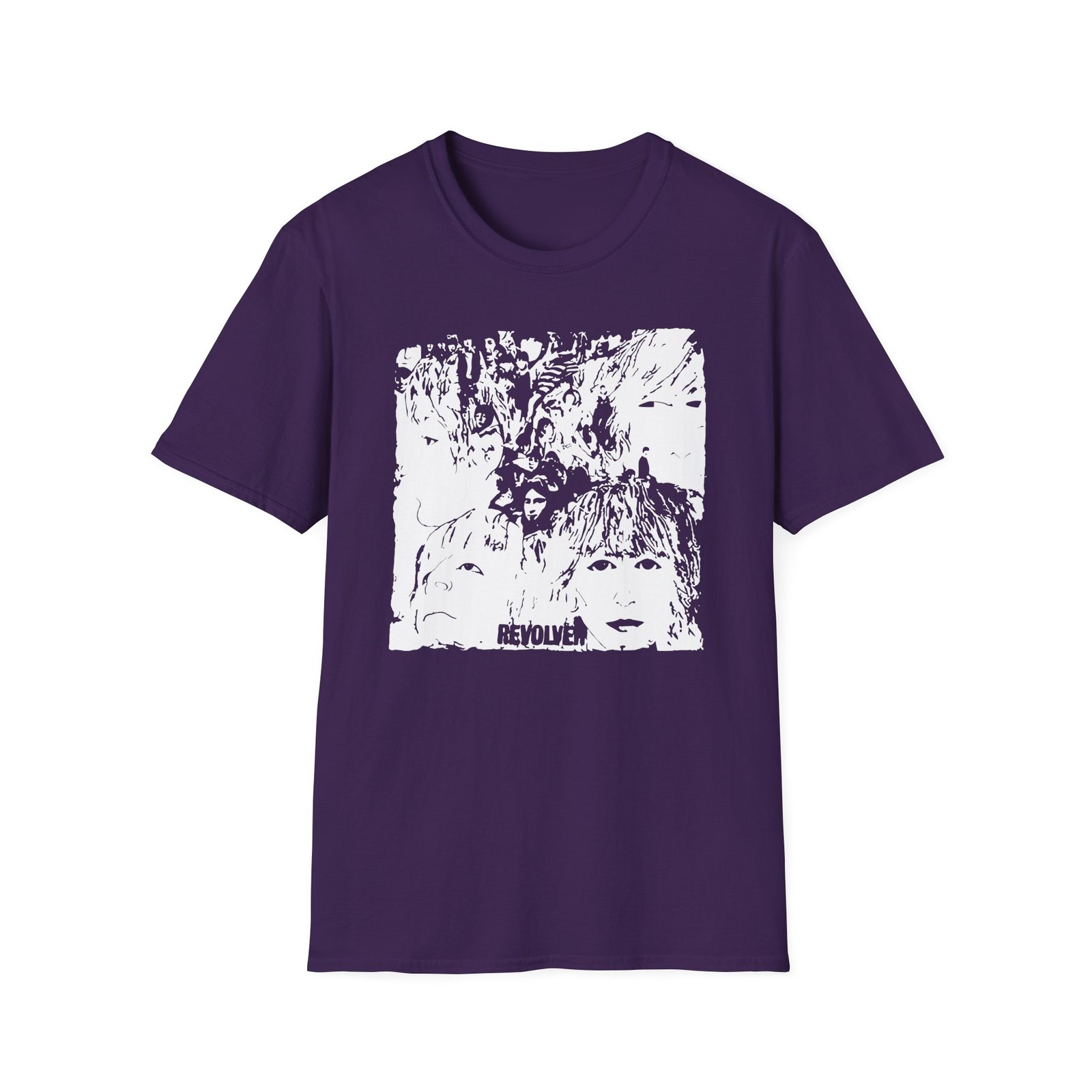 The Beatles Revolver Album Unisex Softstyle T-Shirt