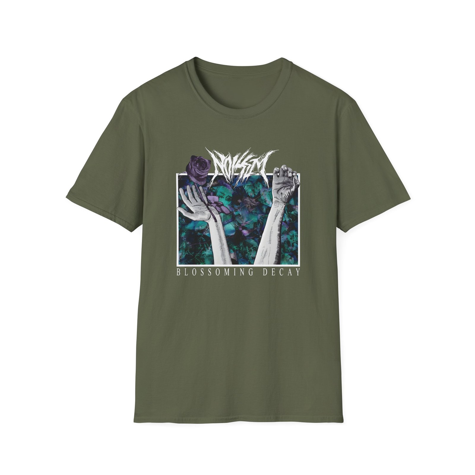 Noisem Blossoming Decay Unisex Softstyle T-Shirt