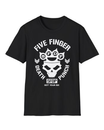 Five Finger Death Punch Knucklehead Unisex Softstyle T-Shirt