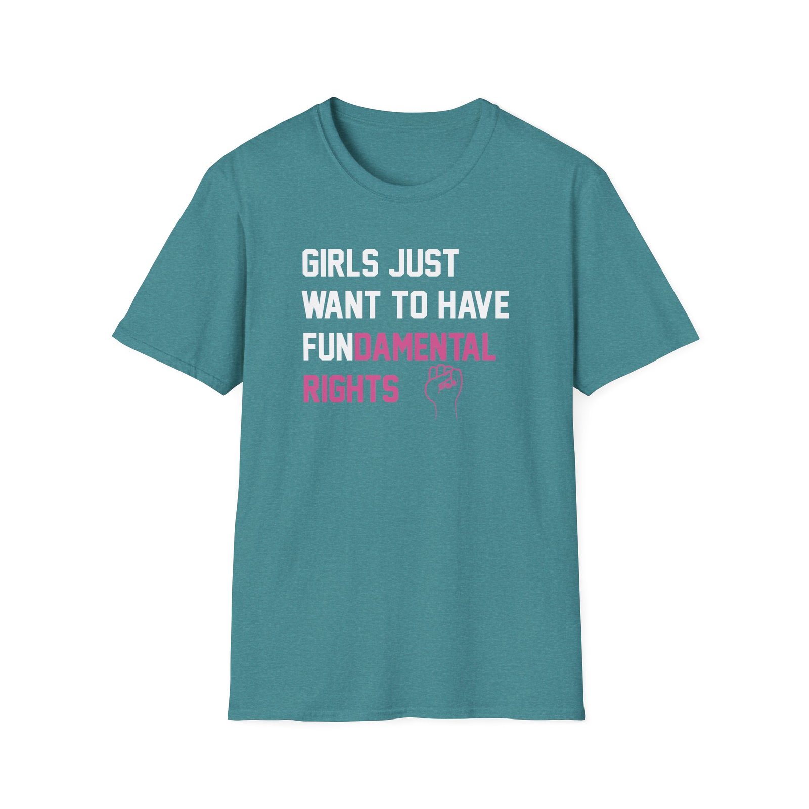 Pedro Pascal Girls Just Want to Have Fundamental Rights Unisex Softstyle T-Shirt