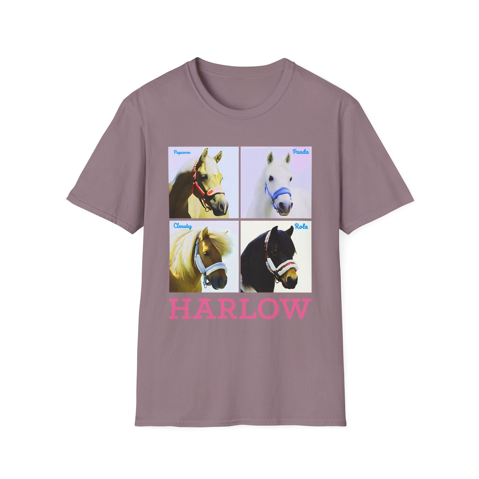 Harlow and Popcorn Unisex Softstyle T-Shirt