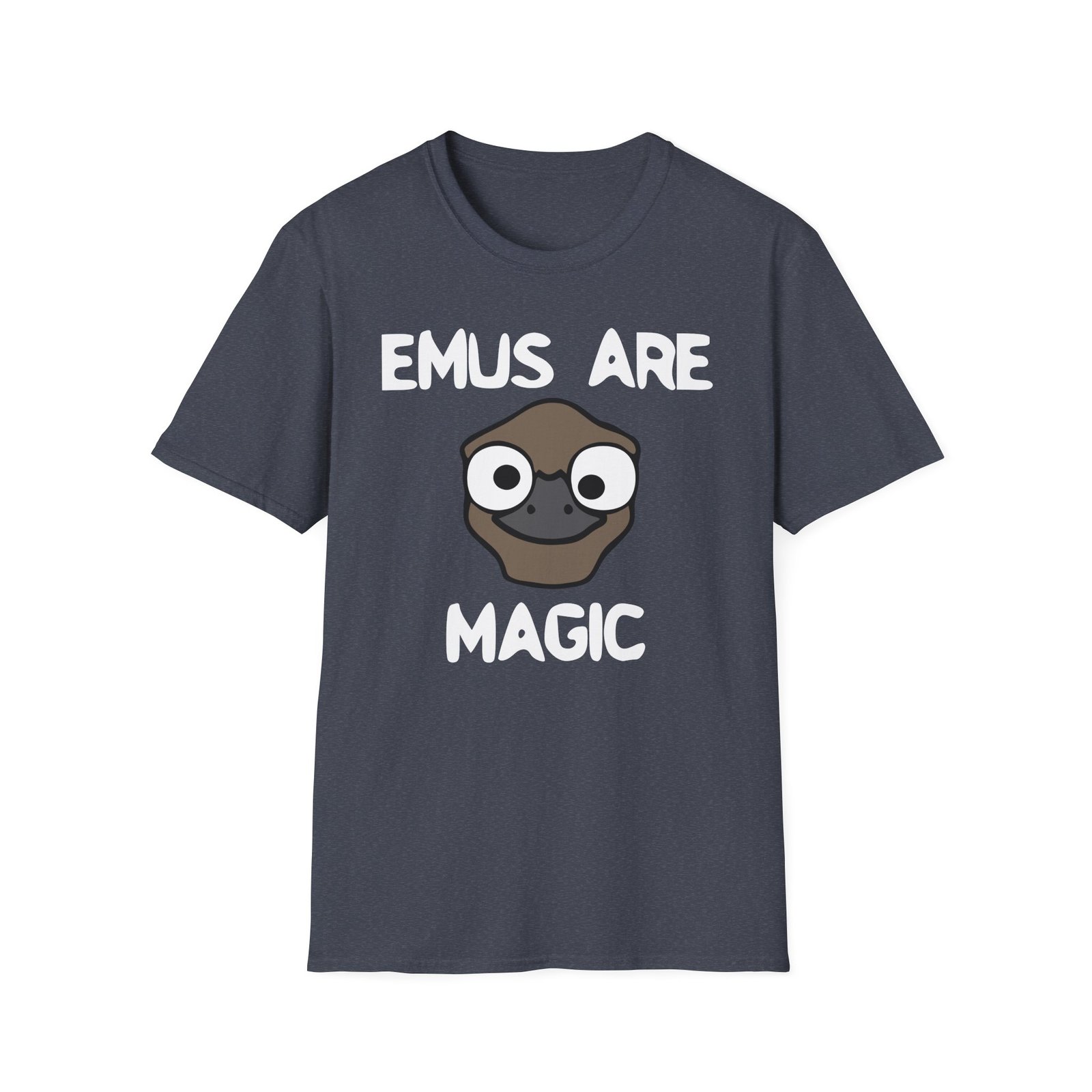 Oversimplified Emus Are Magic Unisex Softstyle T-Shirt