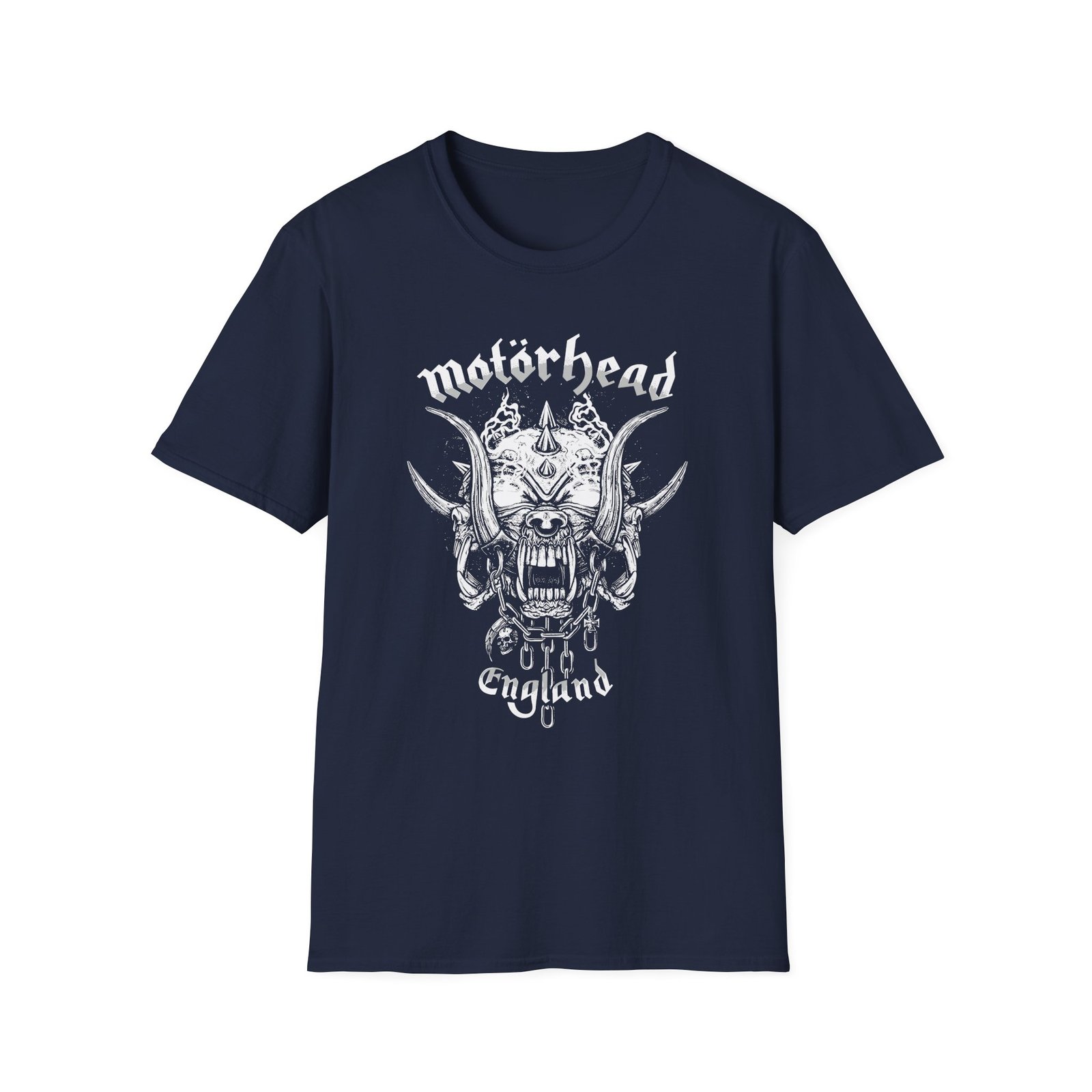 Motorhead Smoking Snaggletooth Unisex Softstyle T-Shirt