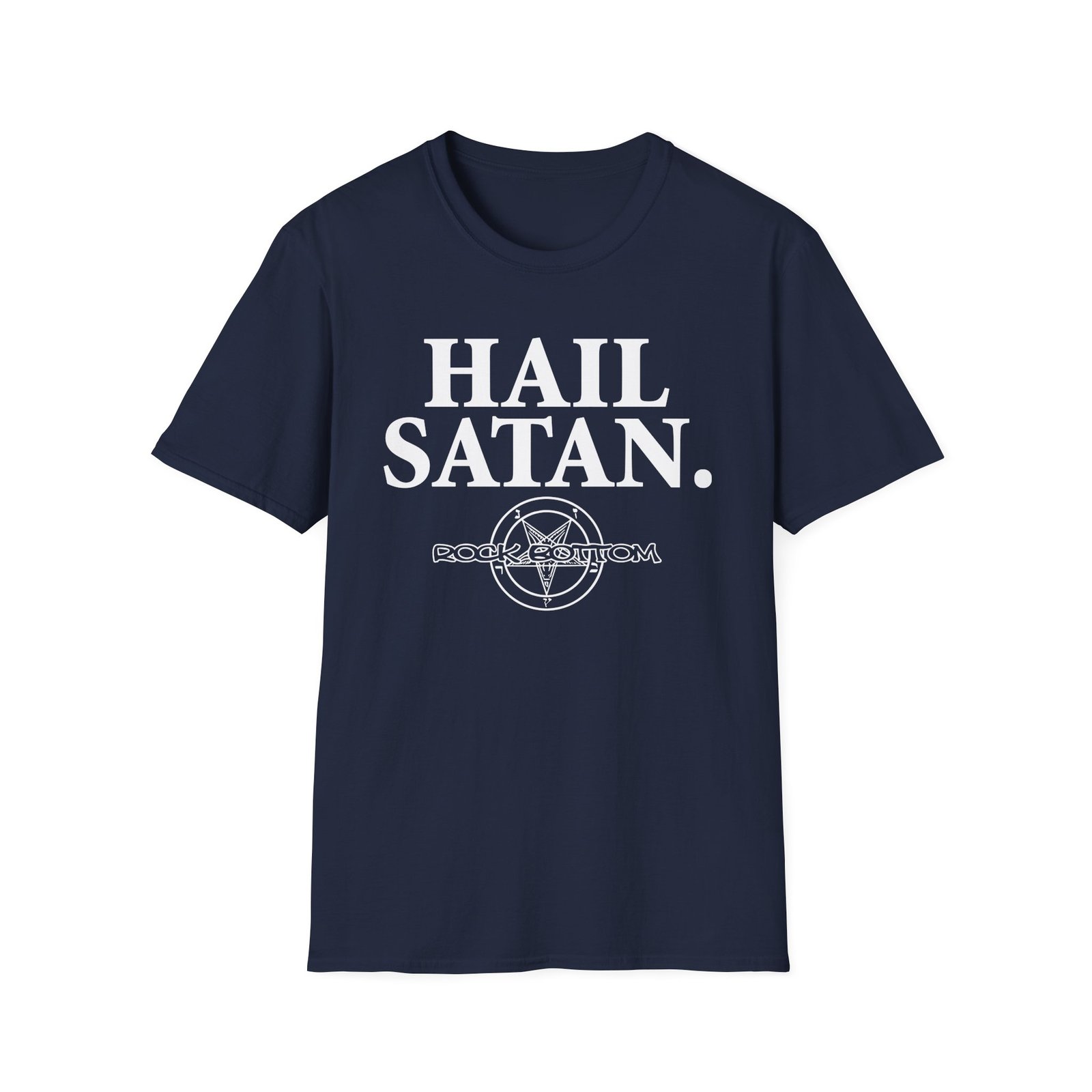 Rock Bottom Hail Satan Unisex Softstyle T-Shirt