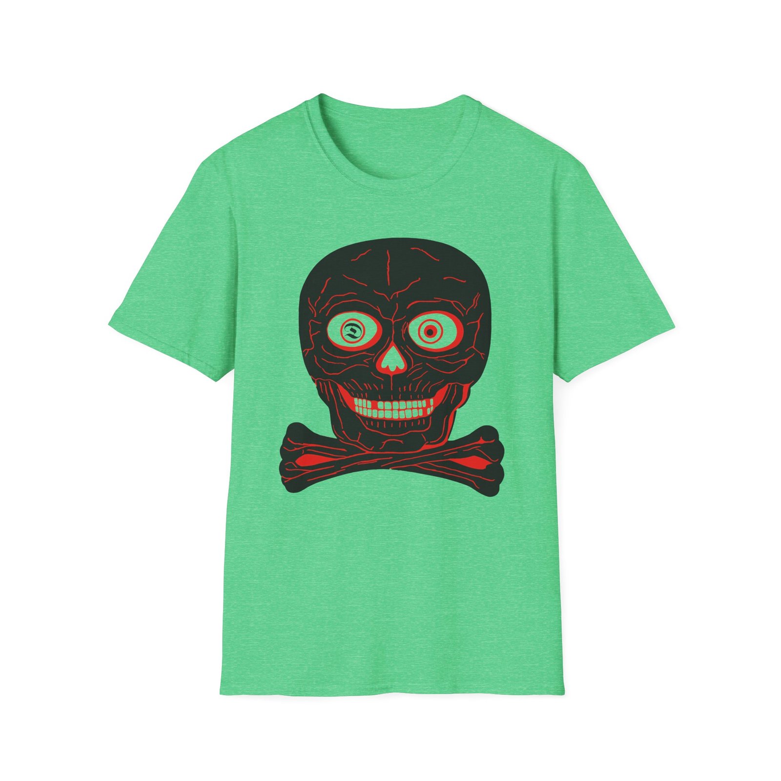 Deathwish Charred Skull unisex softstyle t-shirt