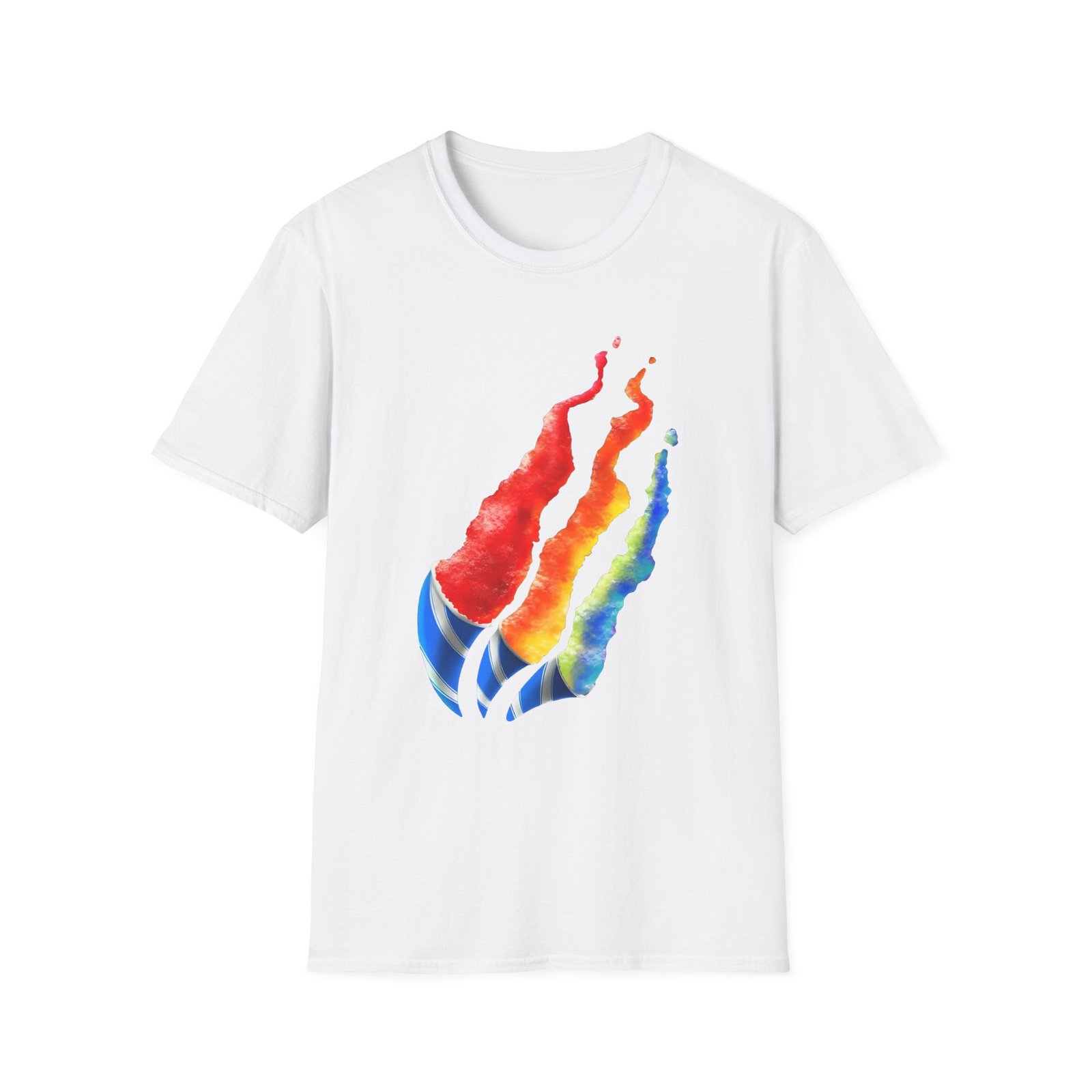 Preston Snowcone Flame Unisex Softstyle T-Shirt
