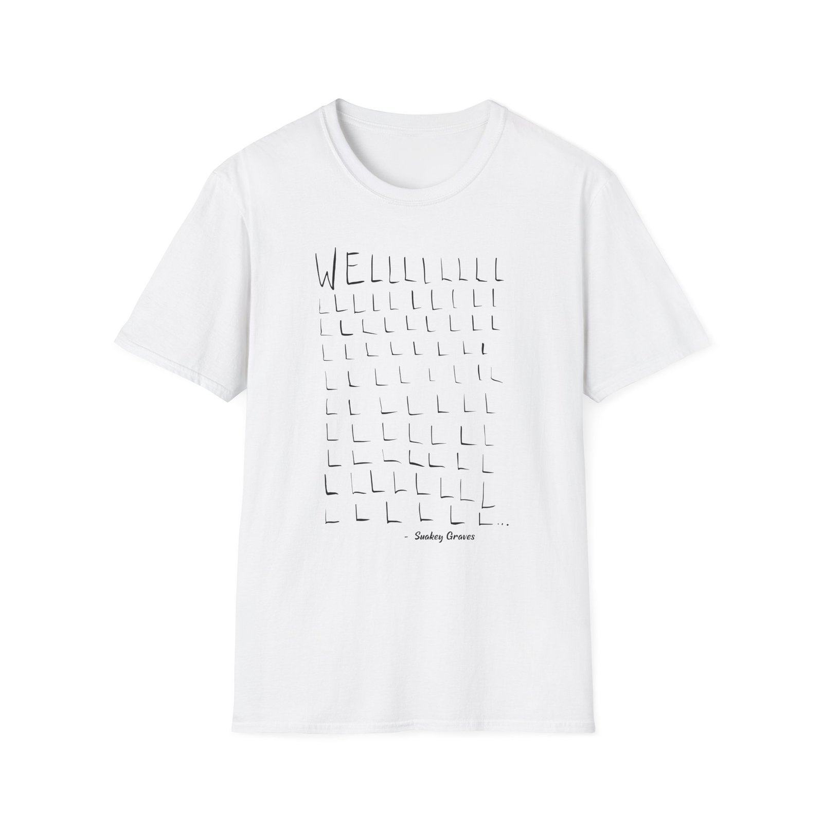 Shakey Graves WELLLL Unisex Softstyle T-Shirt