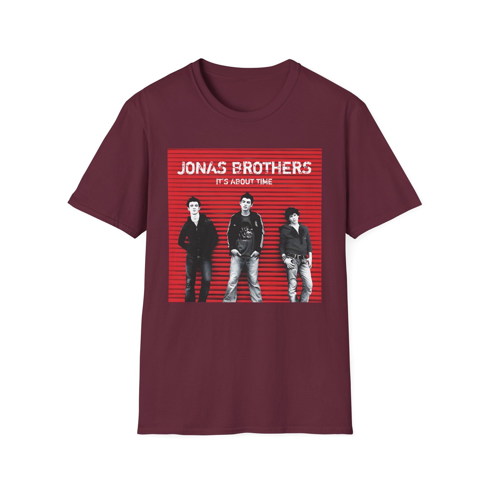 Jonas Brothers It's About Time Unisex Softstyle T-Shirt