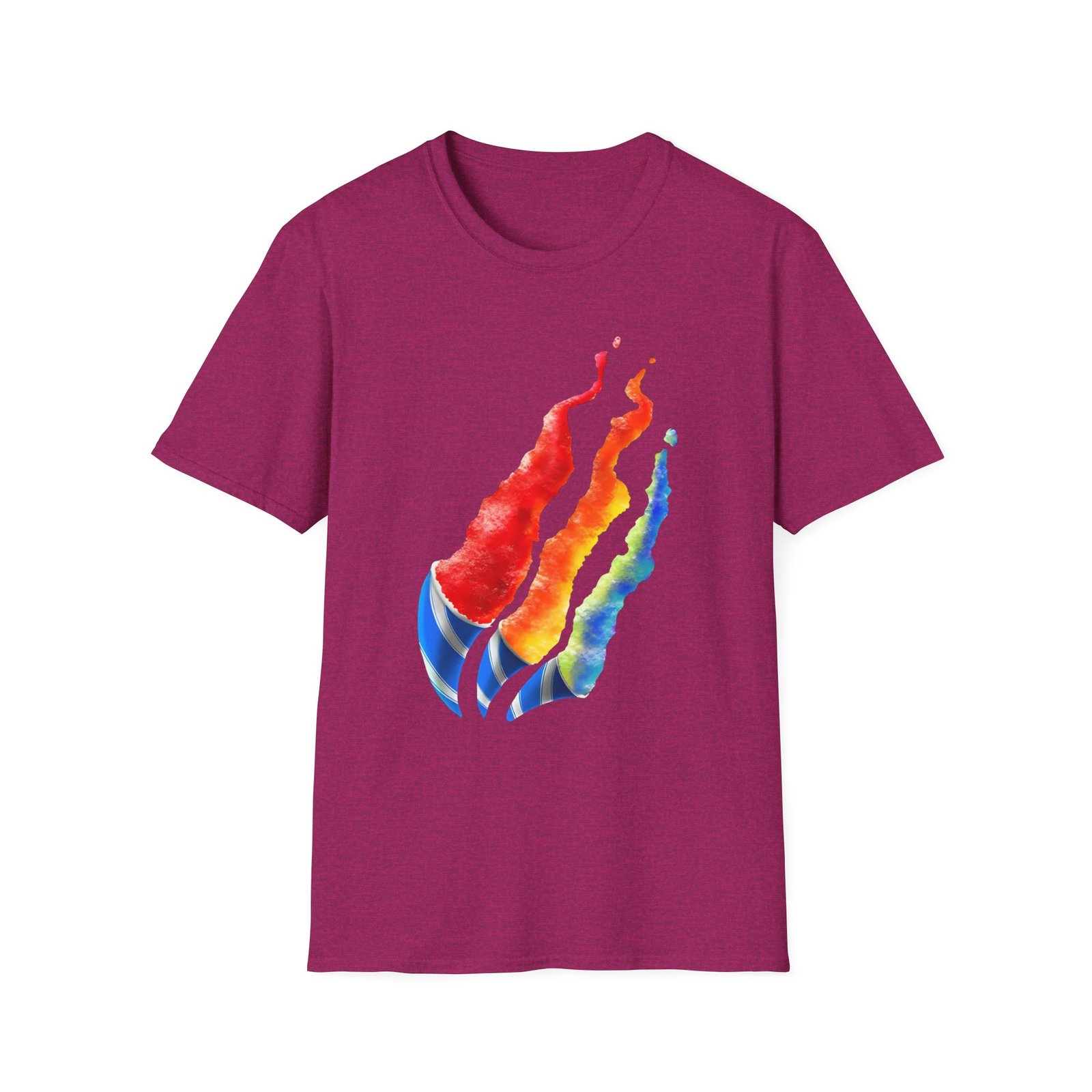 Preston Snowcone Flame Unisex Softstyle T-Shirt