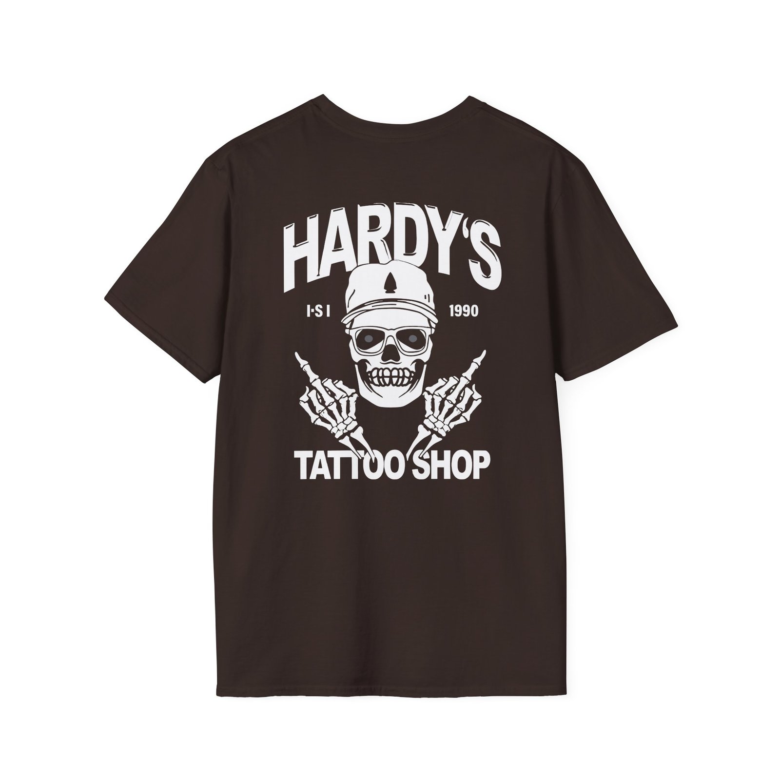 Hardy Tattoo Shop Unisex Softstyle T-Shirt