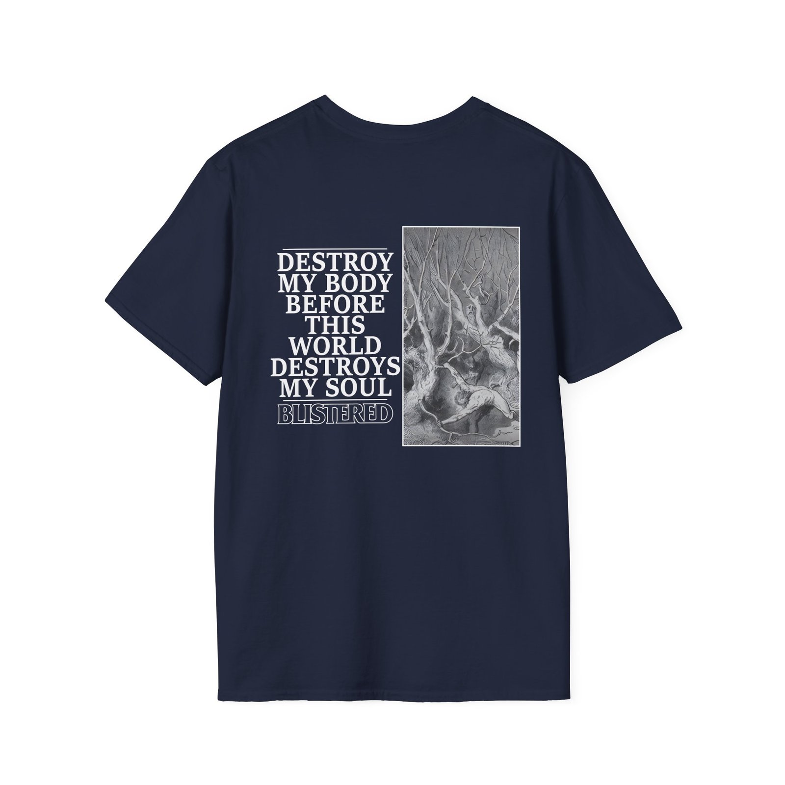 Blistered Suicide Unisex Softstyle T-Shirt