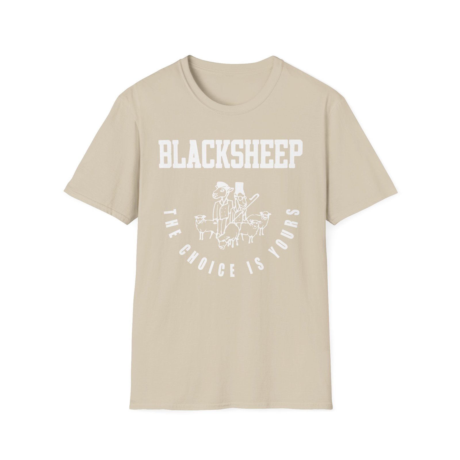 Black Sheep The Choice is Yours Unisex Softstyle T-Shirt
