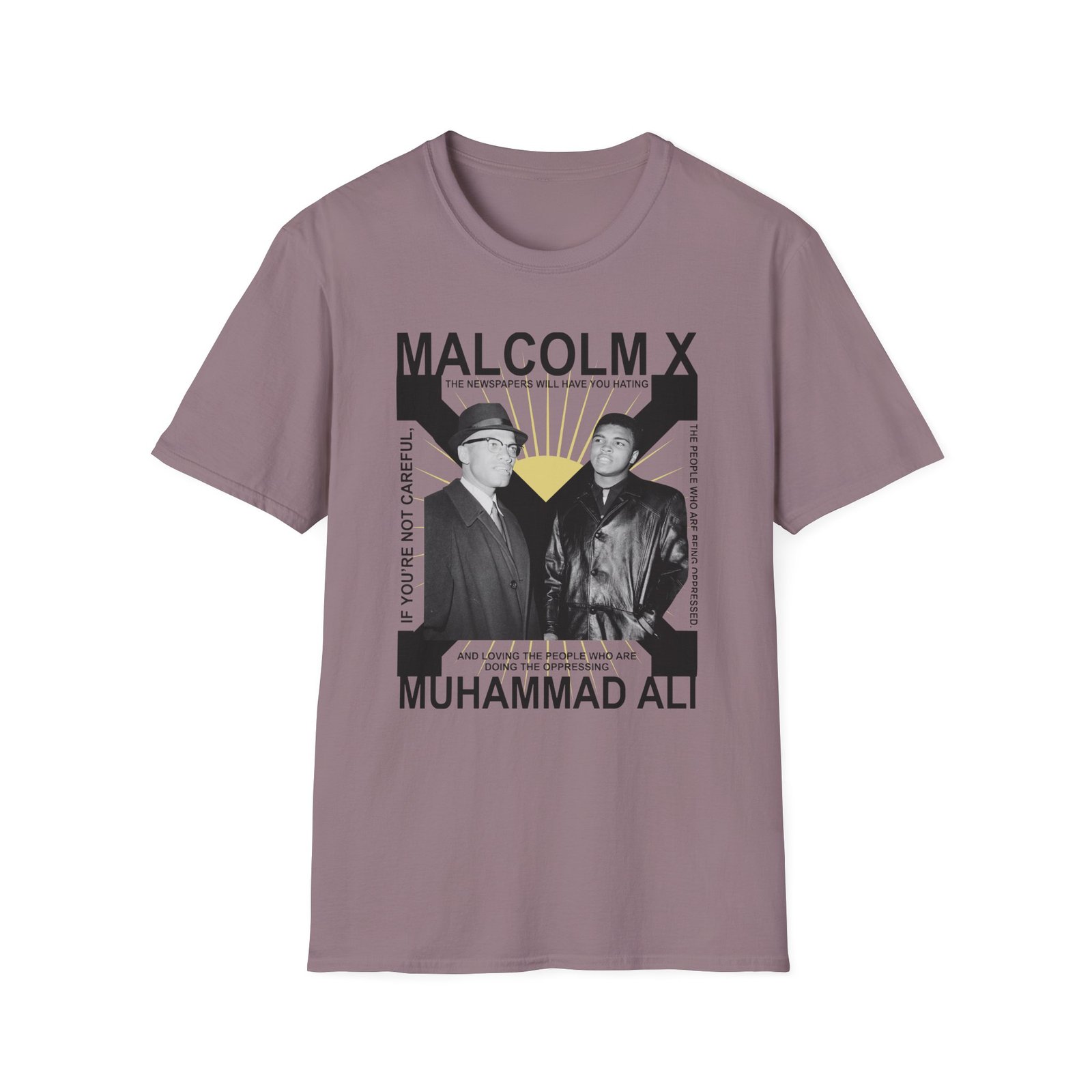 Malcolm X & Ali Unisex Softstyle T-Shirt