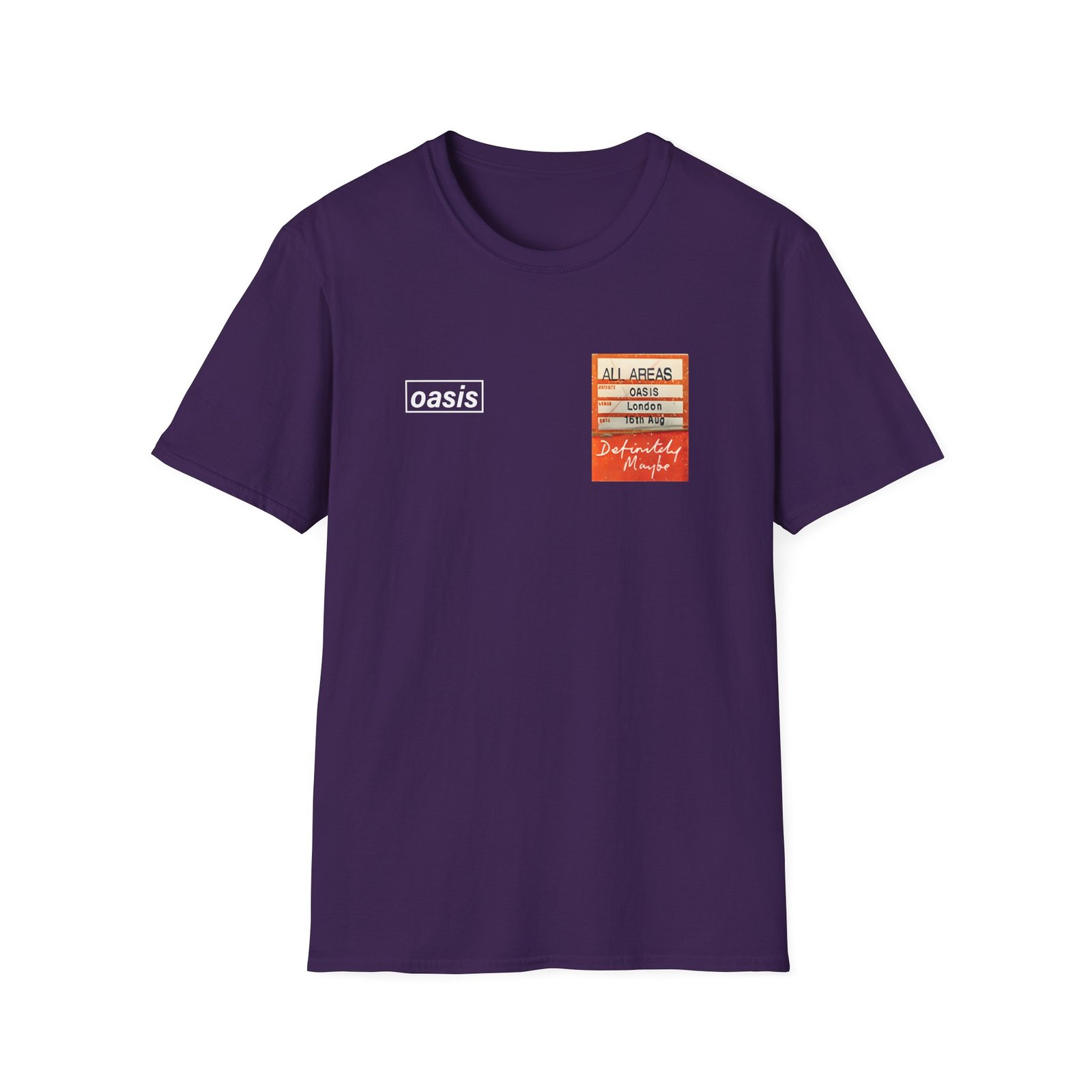 Oasis Setlist Unisex Softstyle T-Shirt