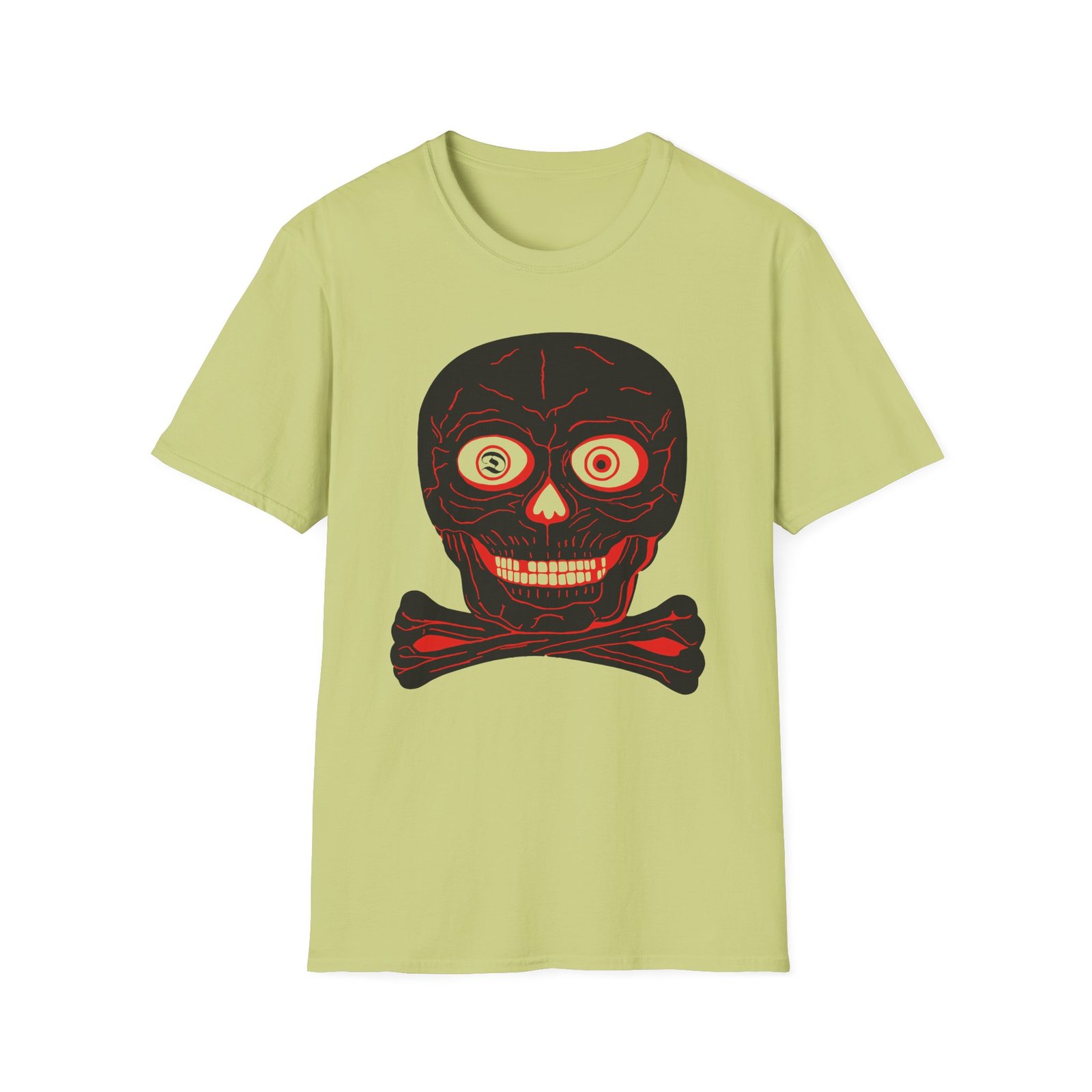 Deathwish Charred Skull unisex softstyle t-shirt