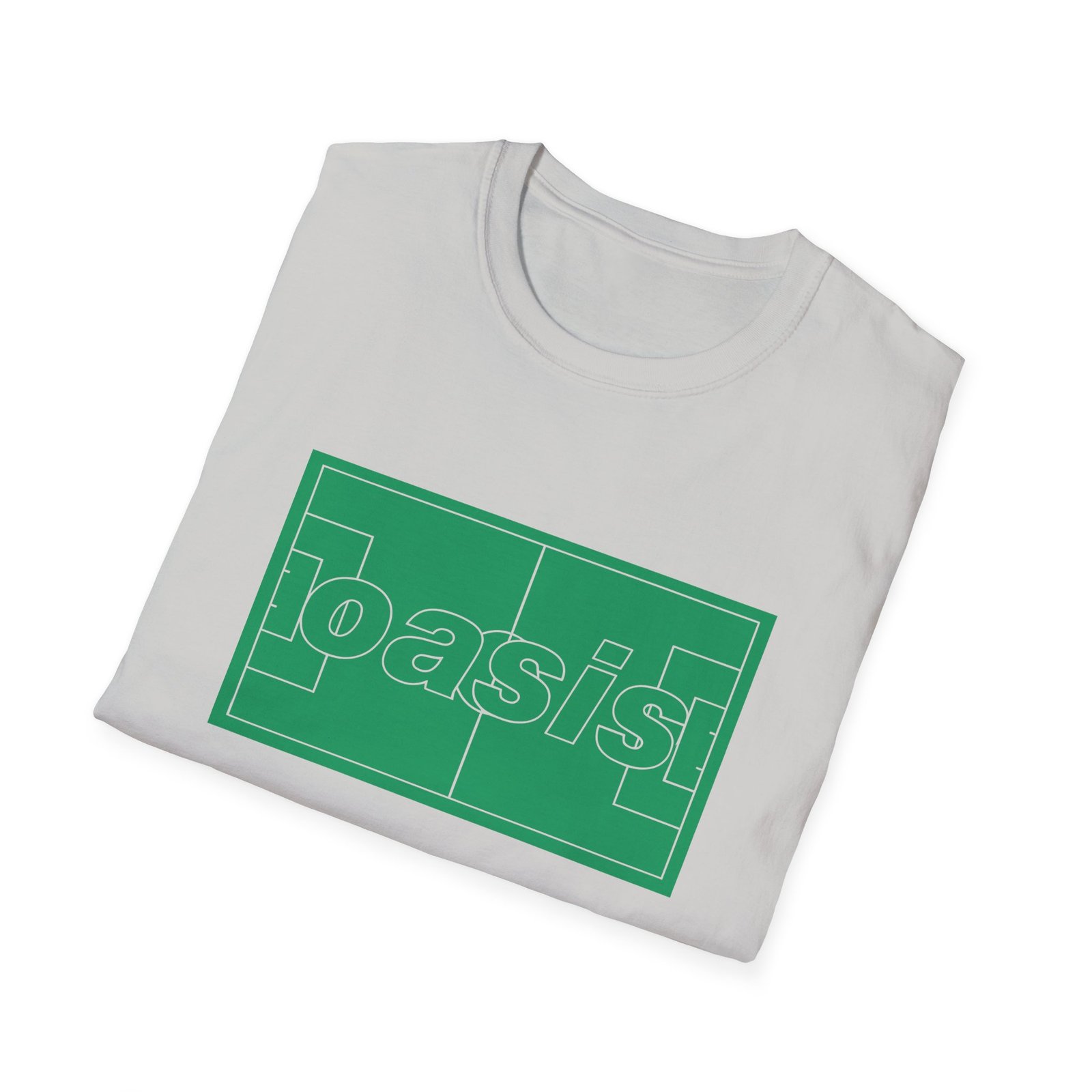 Oasis Logo Pitch Unisex Softstyle T-Shirt