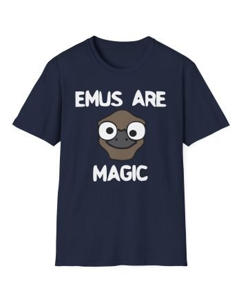 Oversimplified Emus Are Magic Unisex Softstyle T-Shirt