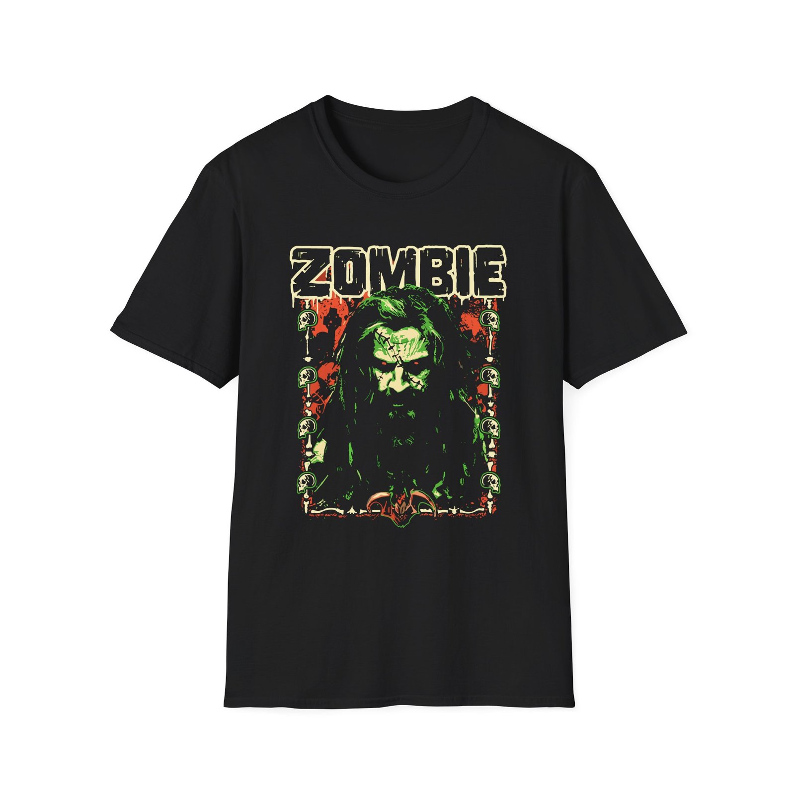 Rob Zombie Bone Frame Unisex Softstyle T-Shirt