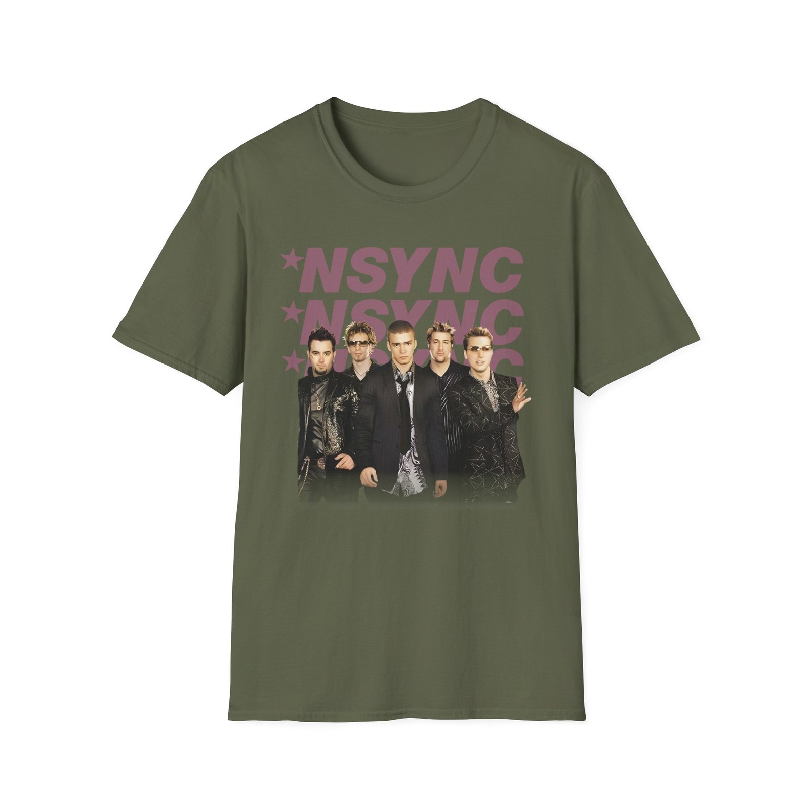 Nsync Triple Unisex Softstyle T-Shirt